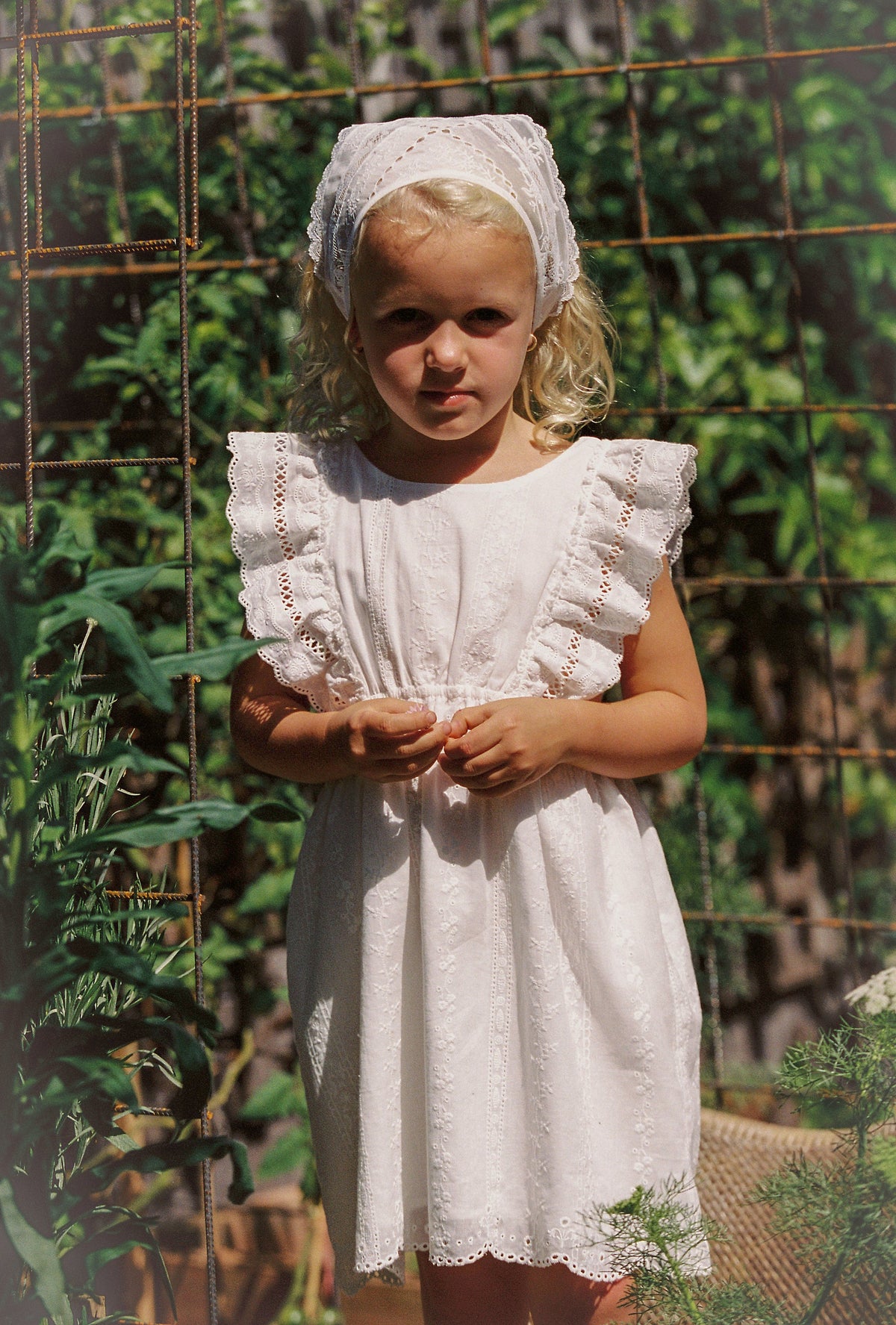 Juni JNR Rumi Dress - Blanc COMING SOON