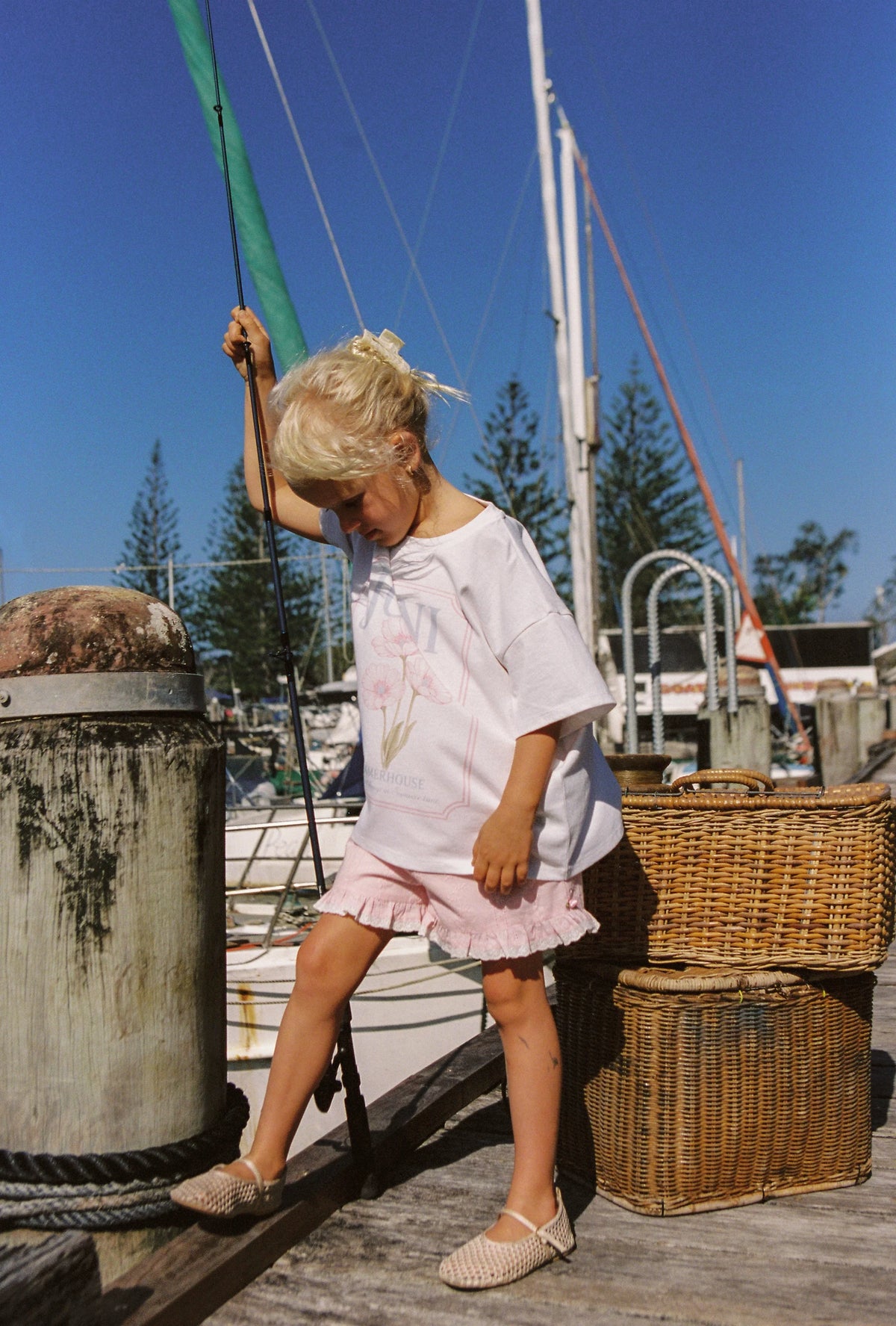 Juni JNR Summer House Tee - White COMING SOON