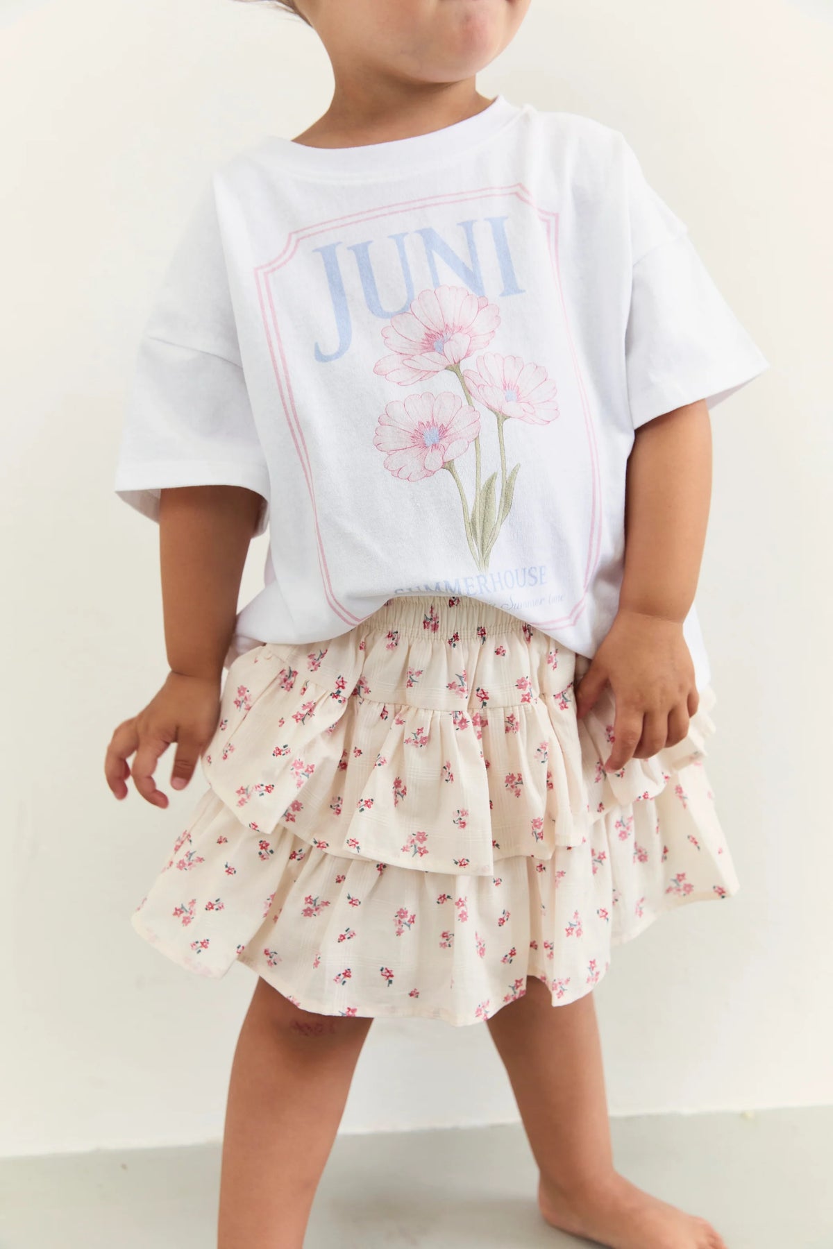 Juni JNR Summer House Tee - White COMING SOON
