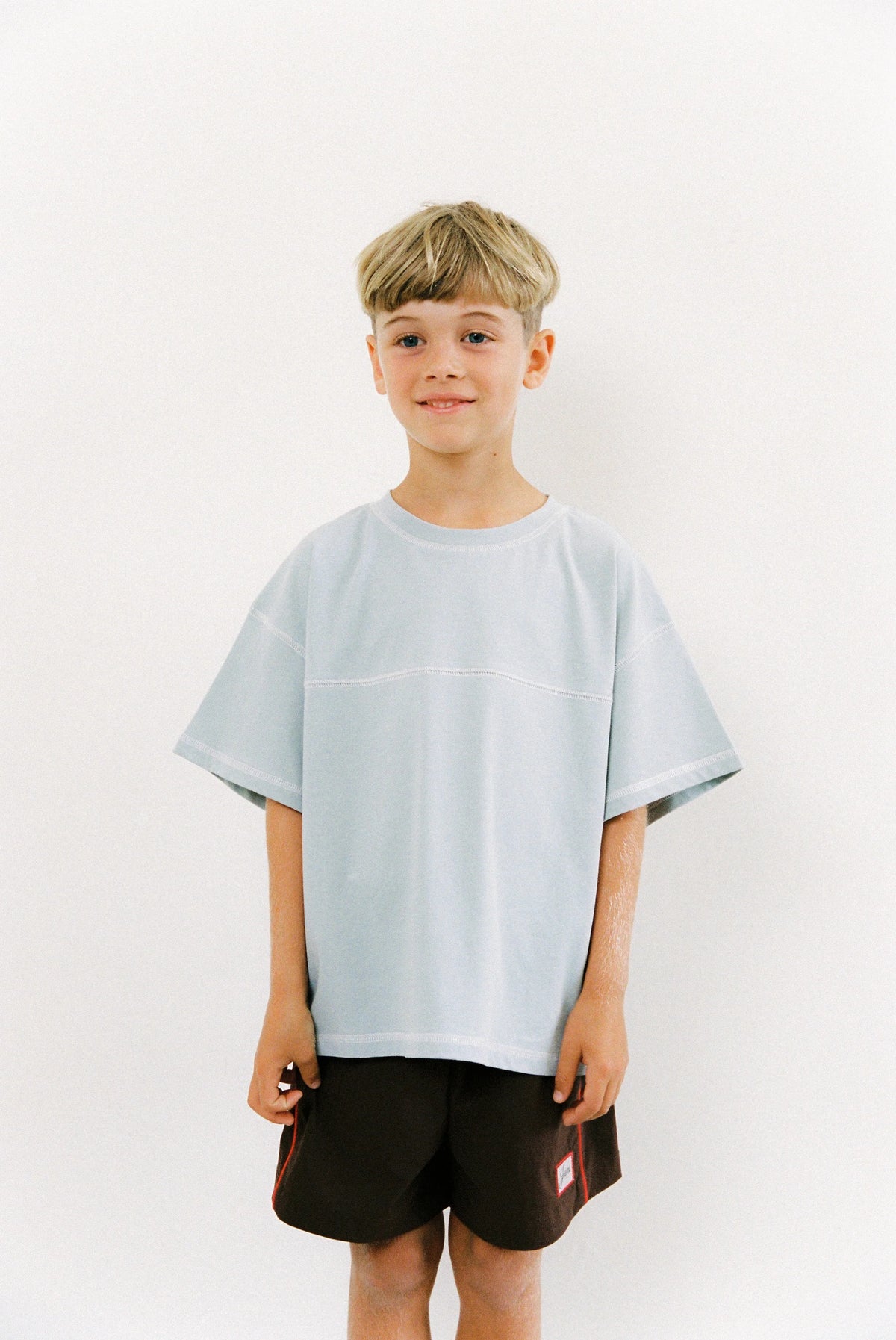 Juni JNR Theo Tee - Blue COMING SOON