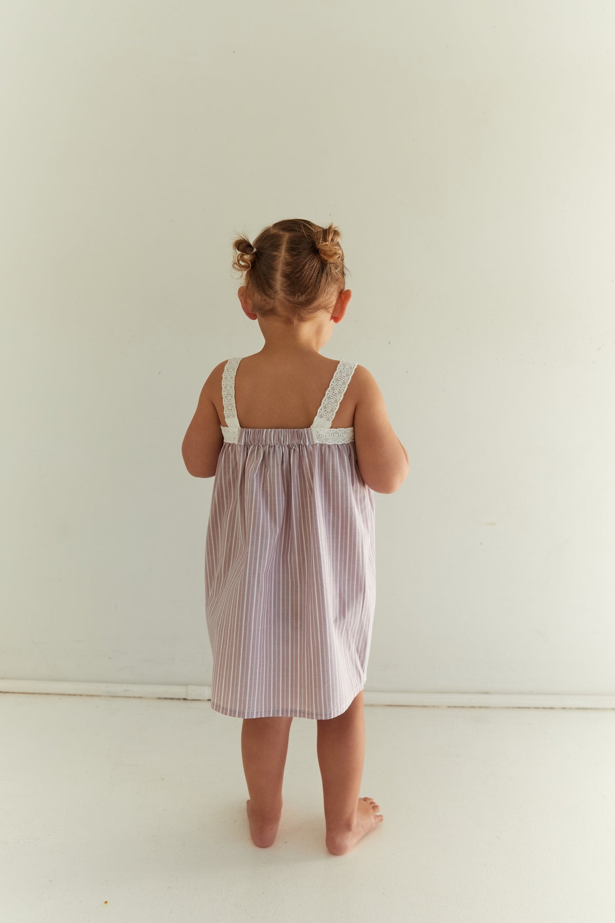 Juni JNR Valerie Dress - Rosa Stripe (Coming Soon)