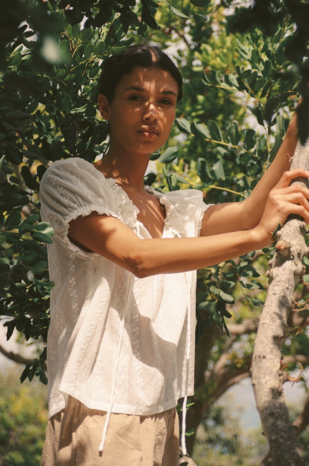 Juni Jasmine Blouse - Blanc