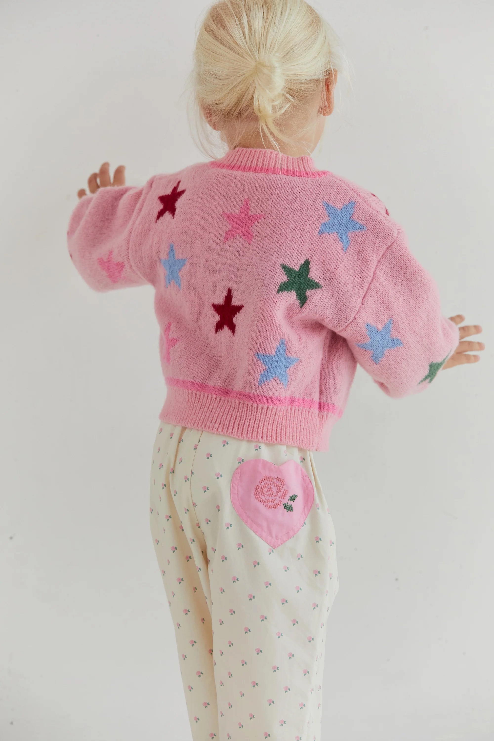 Juni Jnr Star Cardigan - Stars