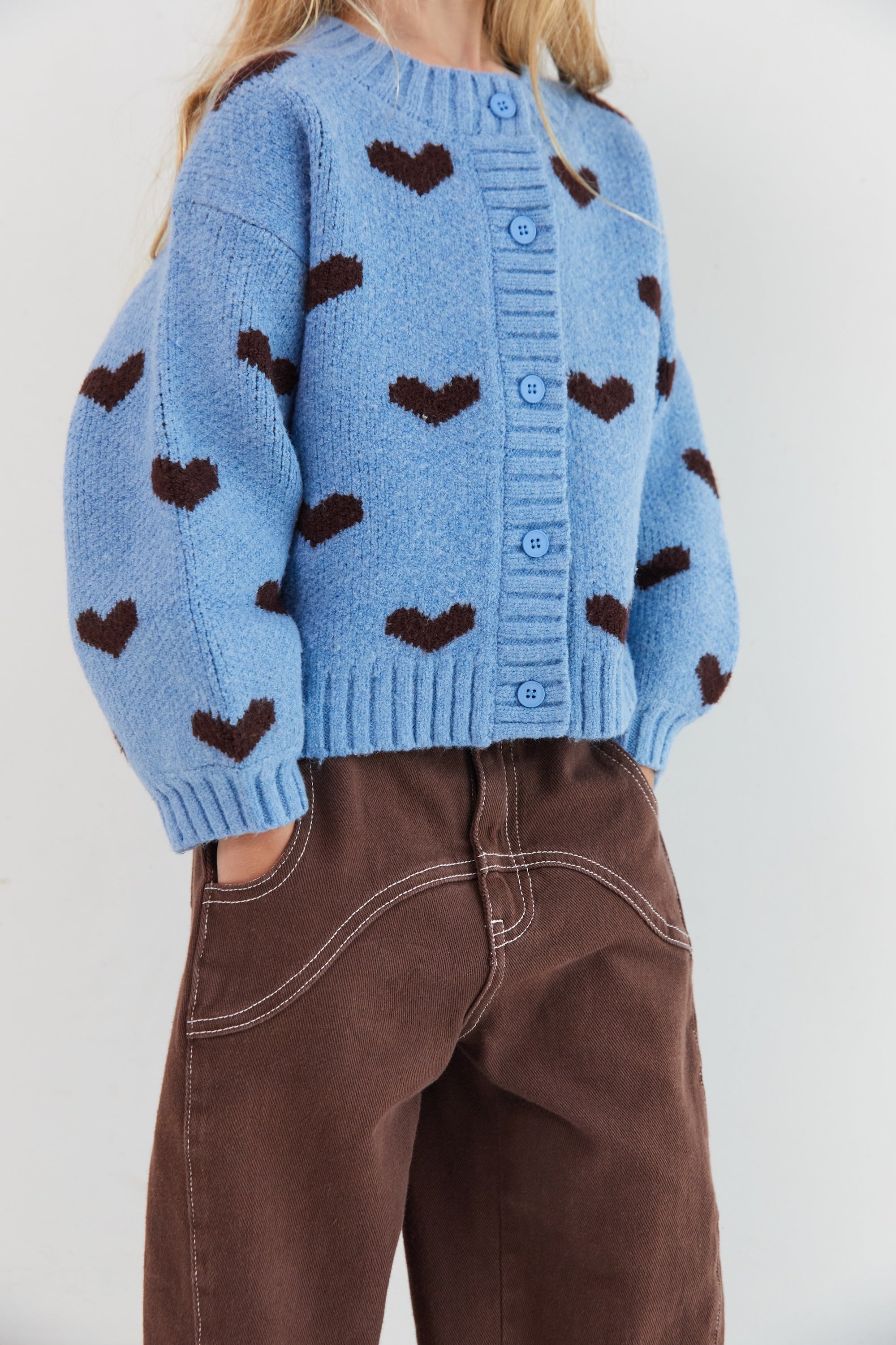 JUNI JNR Dylan Barrel Leg Jean - Cocoa