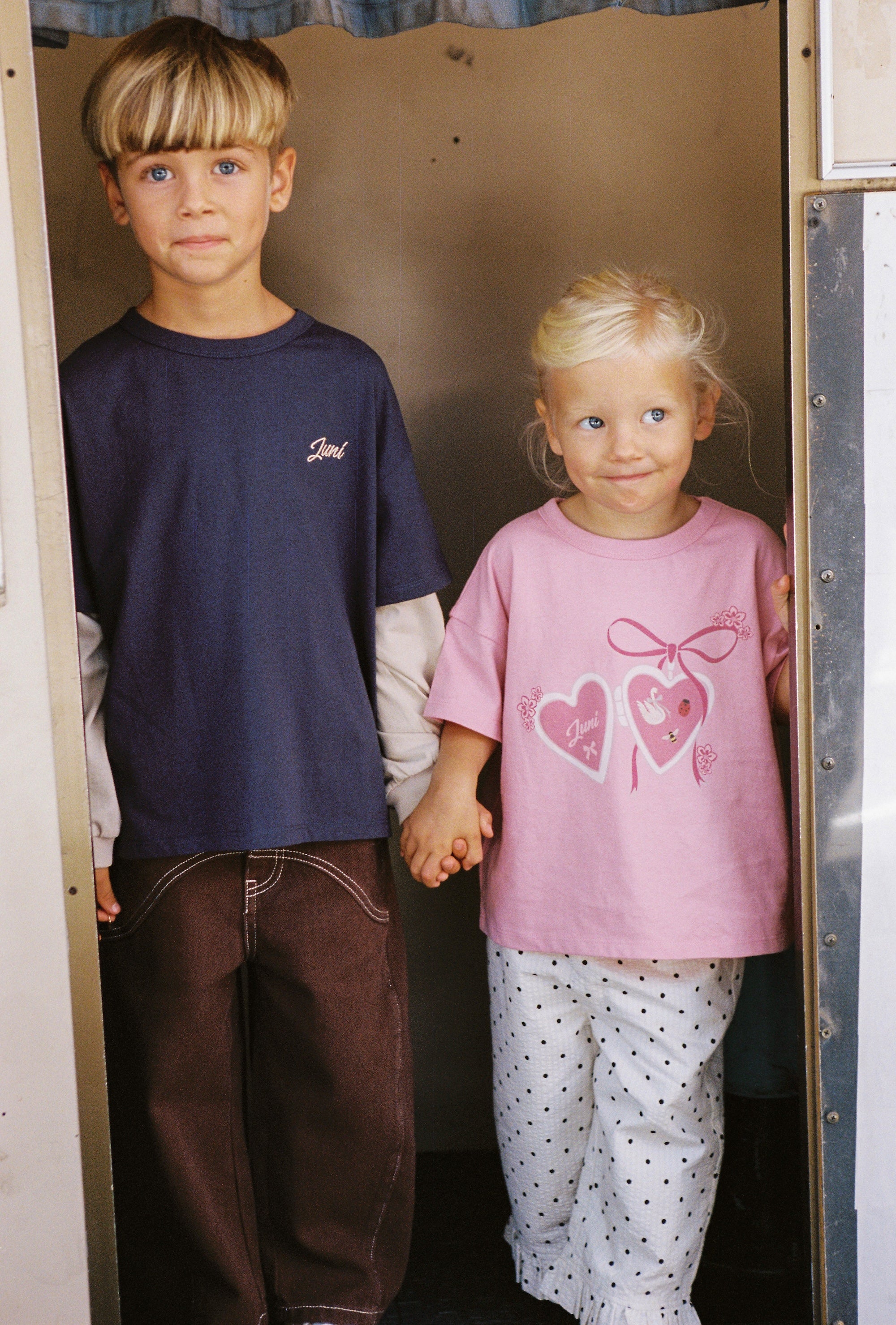 JUNI JNR Love Locket Tee - Pink