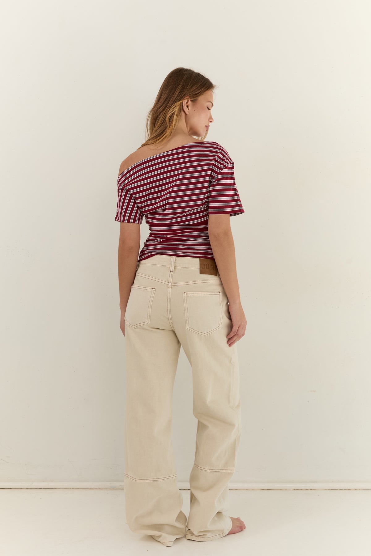 Juni Malthilde Ruched Tee (Coming Soon)