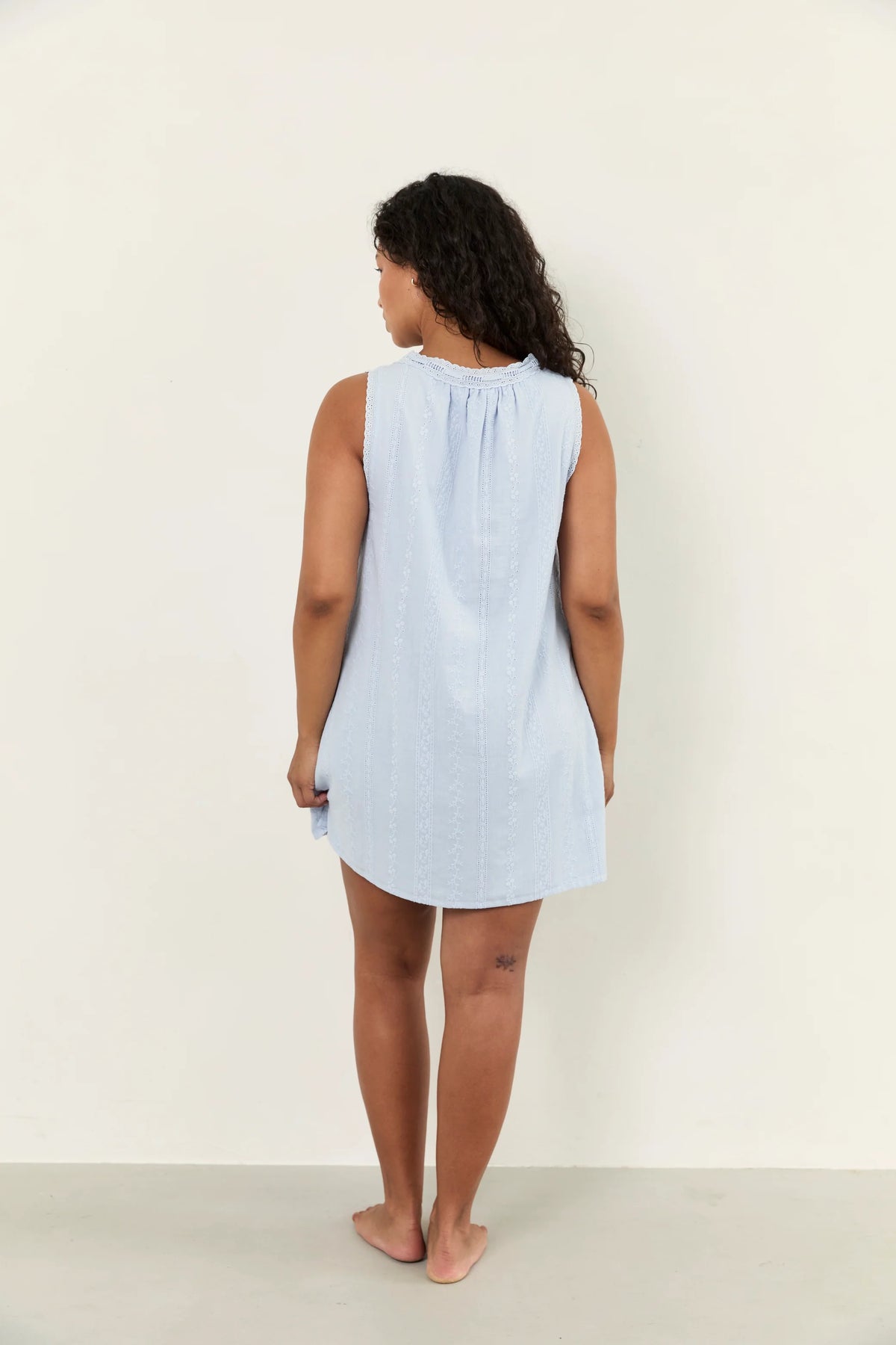 Juni Martina Mini Dress - Stone Blue