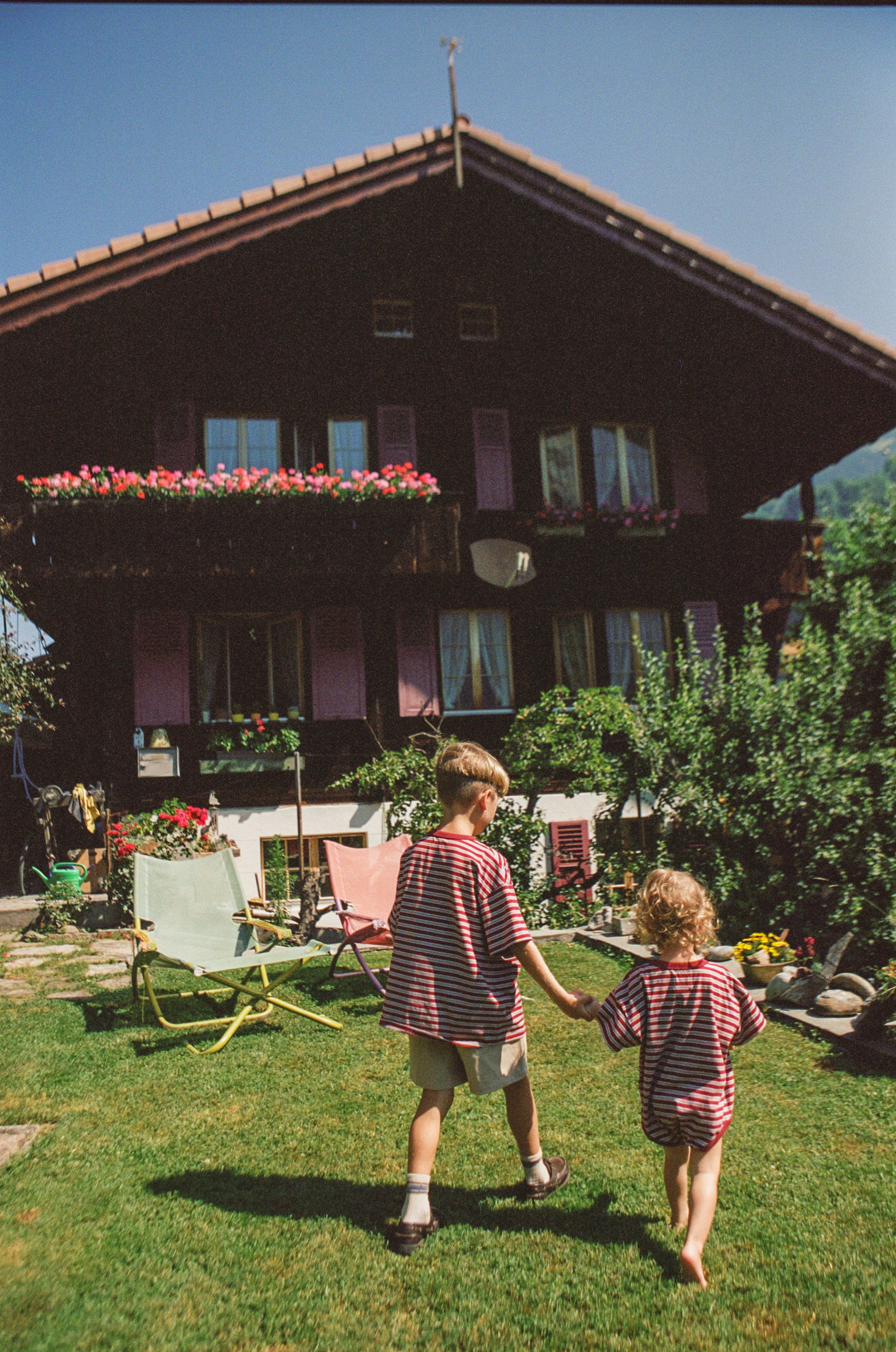 Juni JNR Riley T-Shirt Romper - Cherry Stripe (Coming Soon)