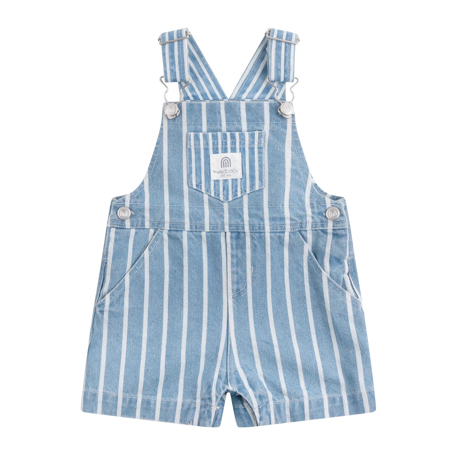 KYND Baby Woven Overall - Washed Denim
