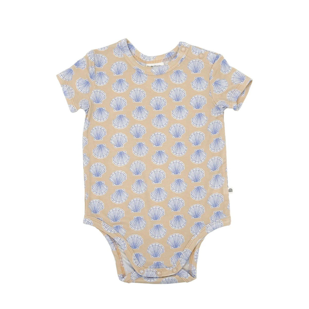KYND Comfy Bodysuit Short Sleeve - Seashell Blue