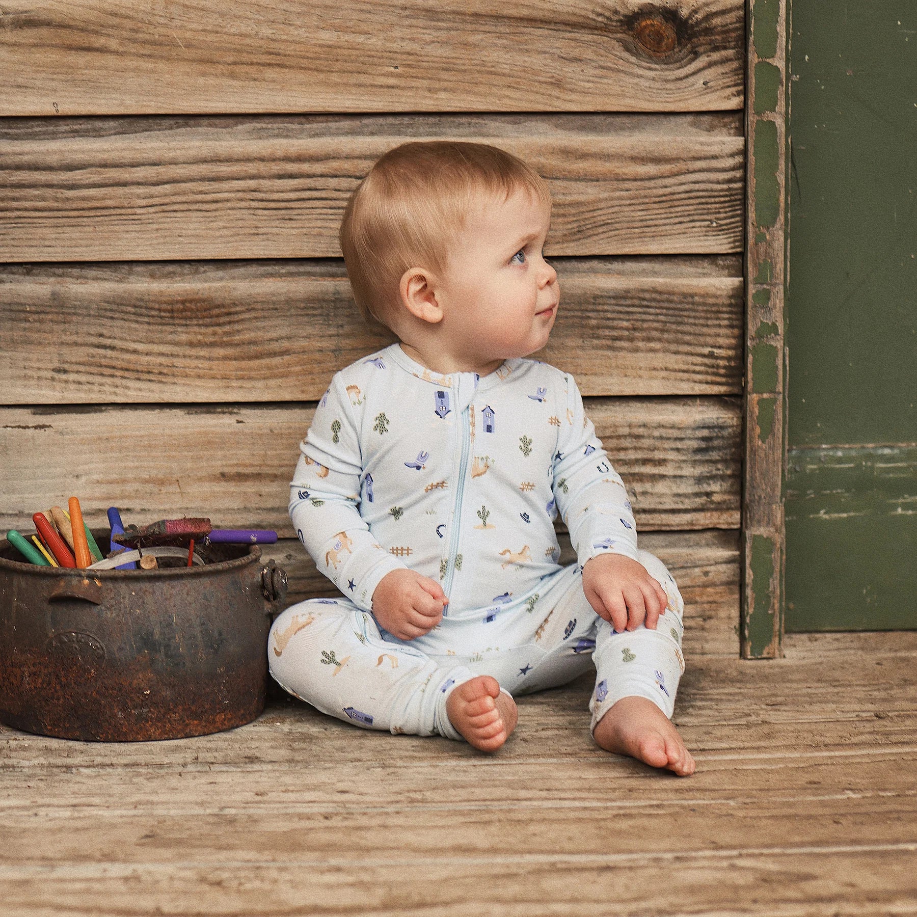 KYND Essentials Onesie - Country Blue