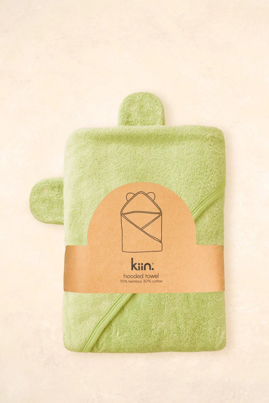 Kiin Hooded Towel - Apple
