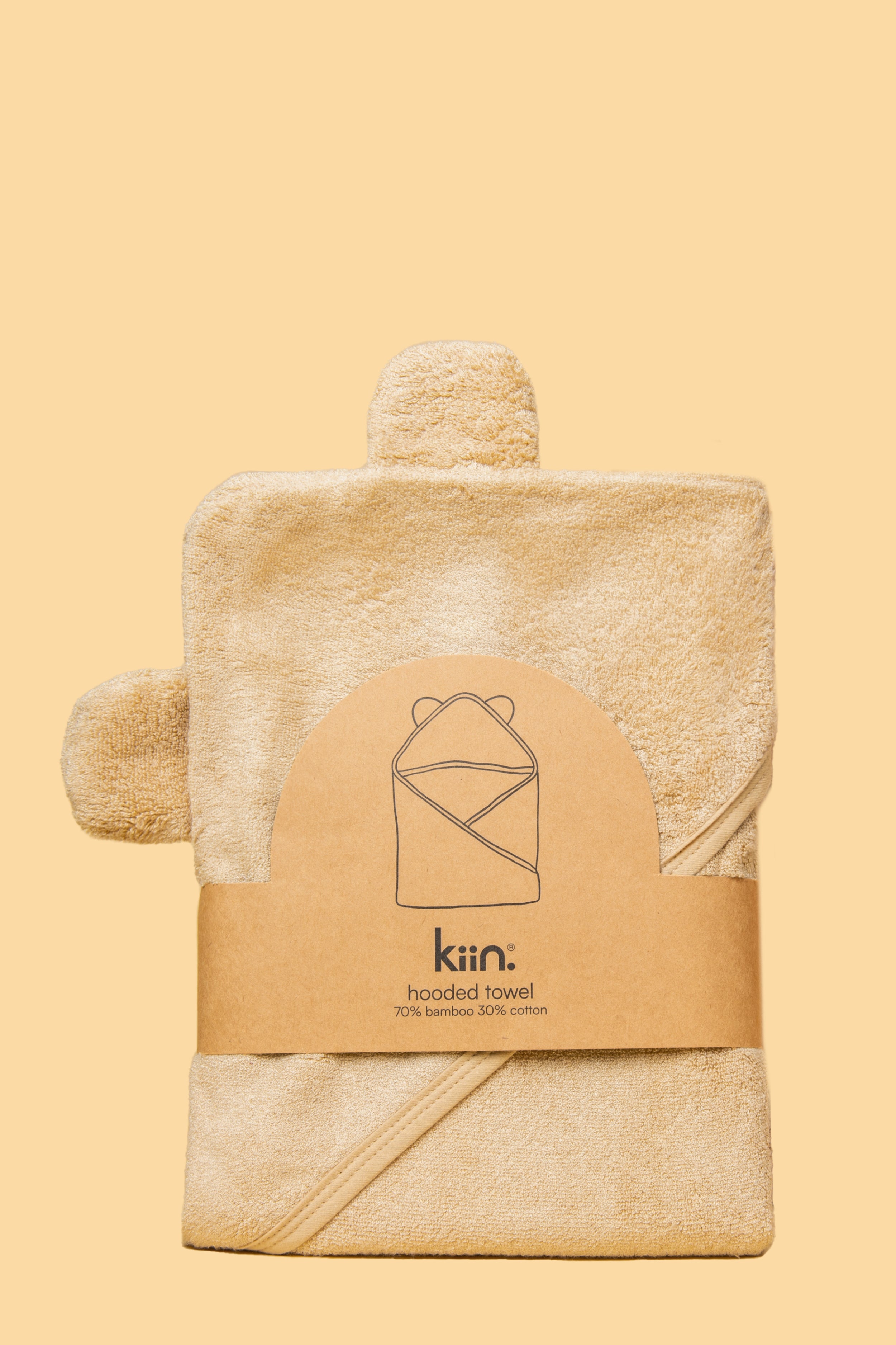 Kiin Hooded Towel - Oat