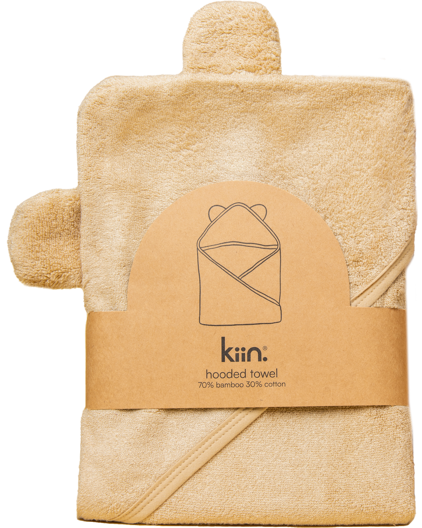 Kiin Hooded Towel - Oat