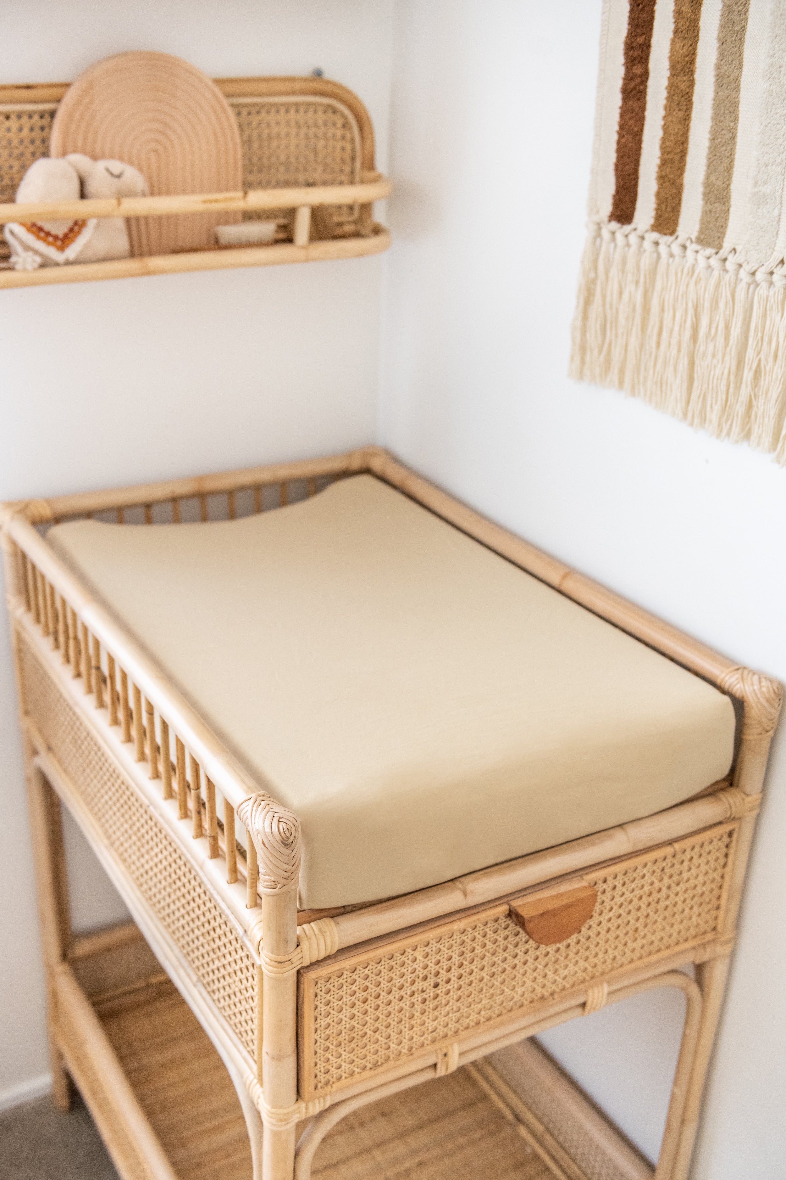 Organic Change Pad / Bassinet Sheet - Oat