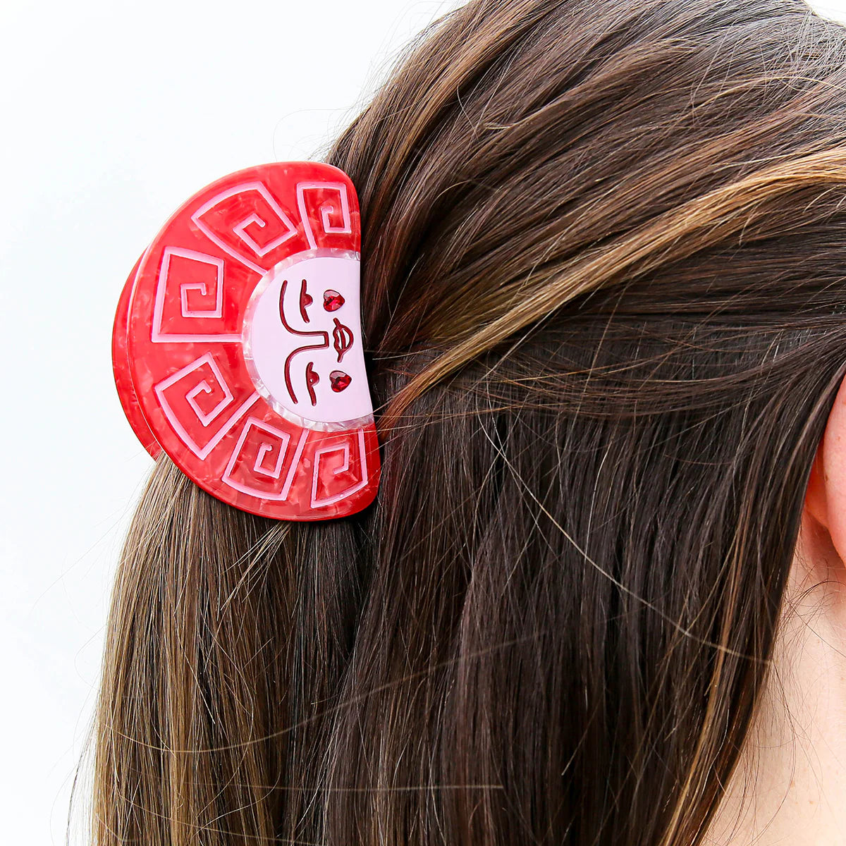 Kingston Hair Claw - Ruby Grecian Sun