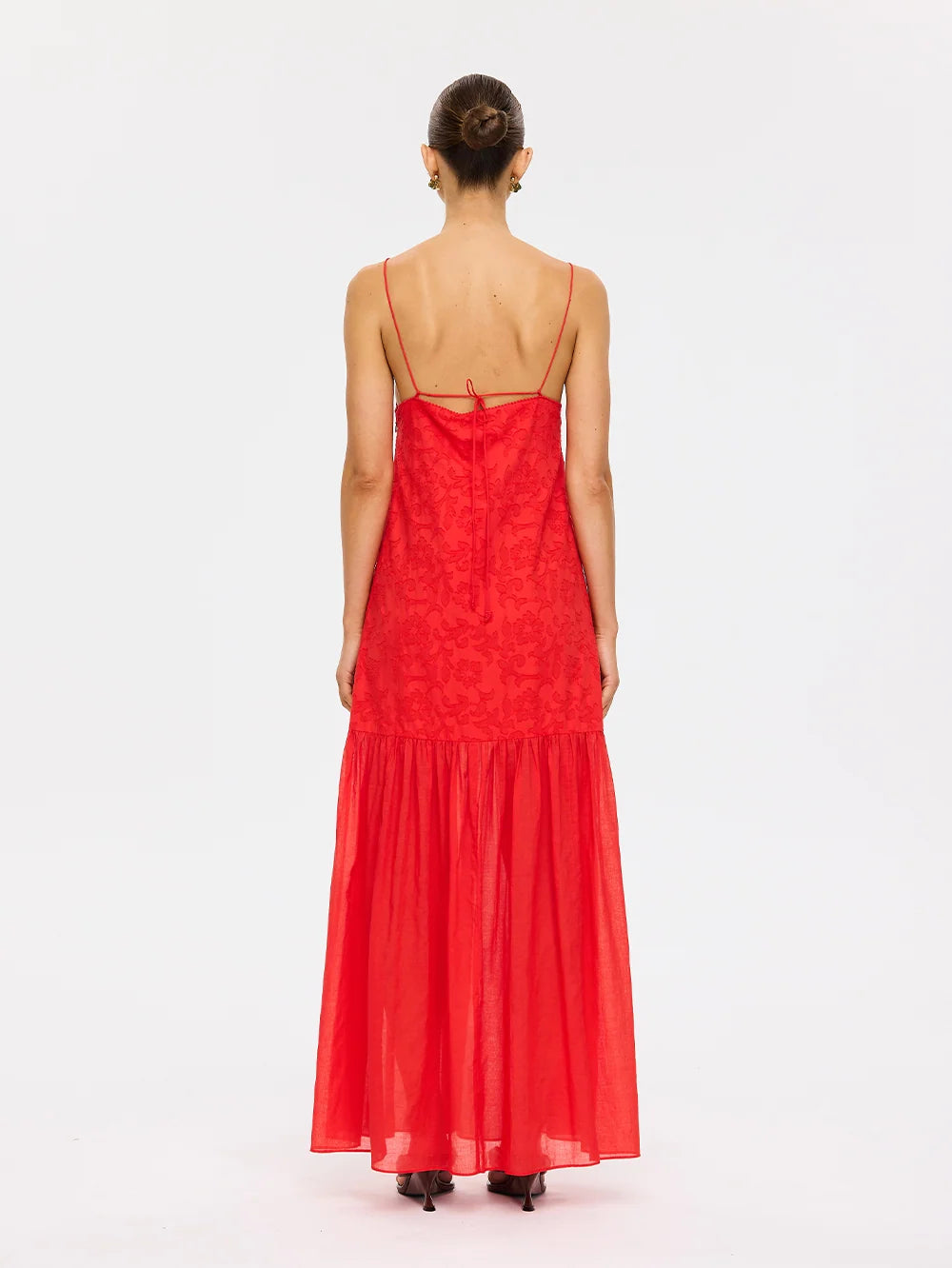 Kivari Ottavia Maxi Dress - Chilli Red