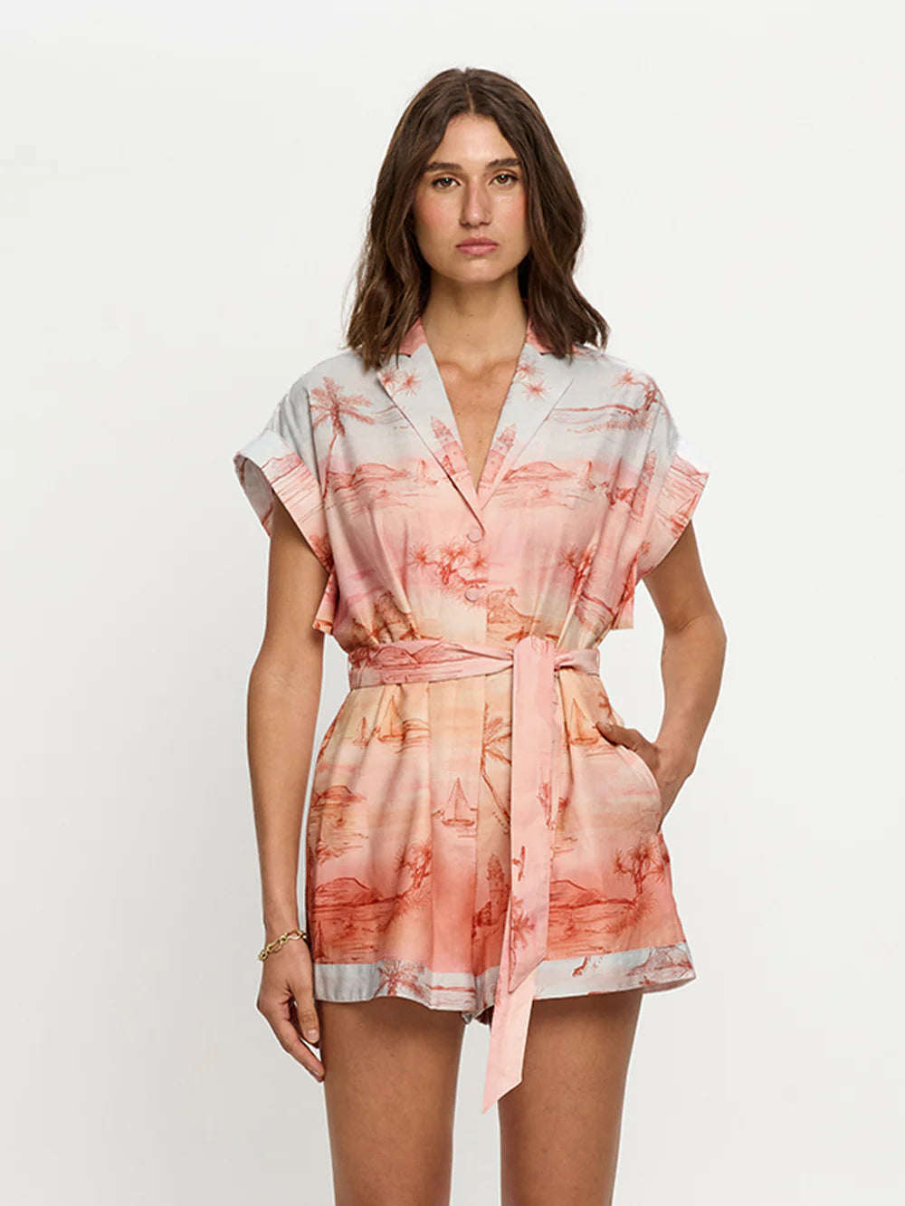Kivari Sunset Mini Playsuit