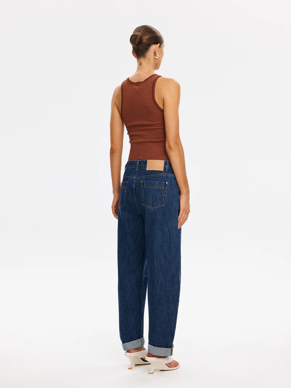 Kivari Tallulah Tank Top - Chocolate