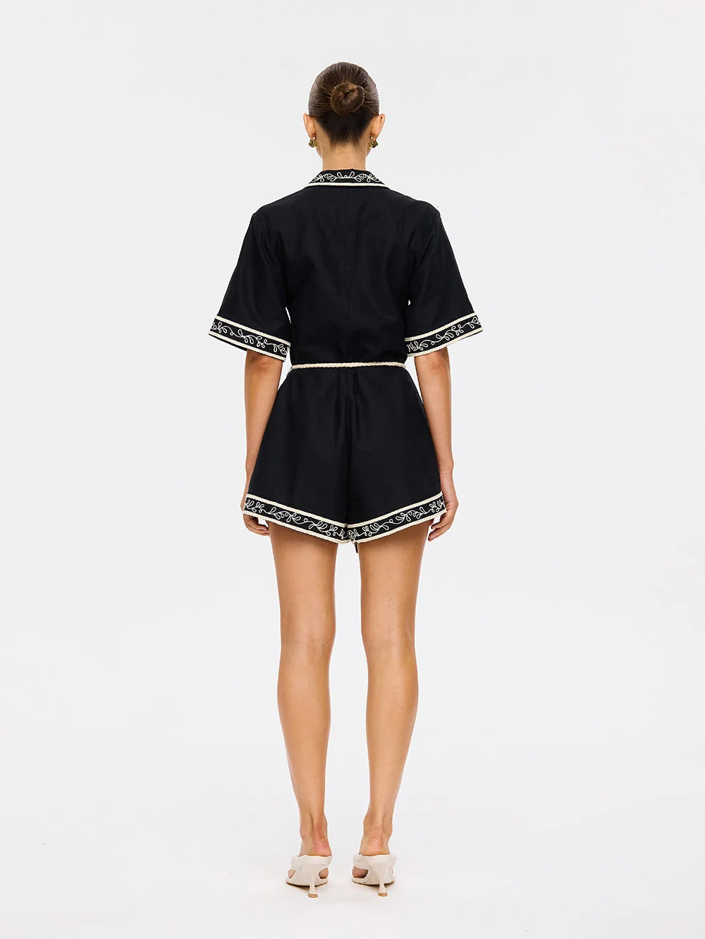 Kivari Zaria Playsuit - Black