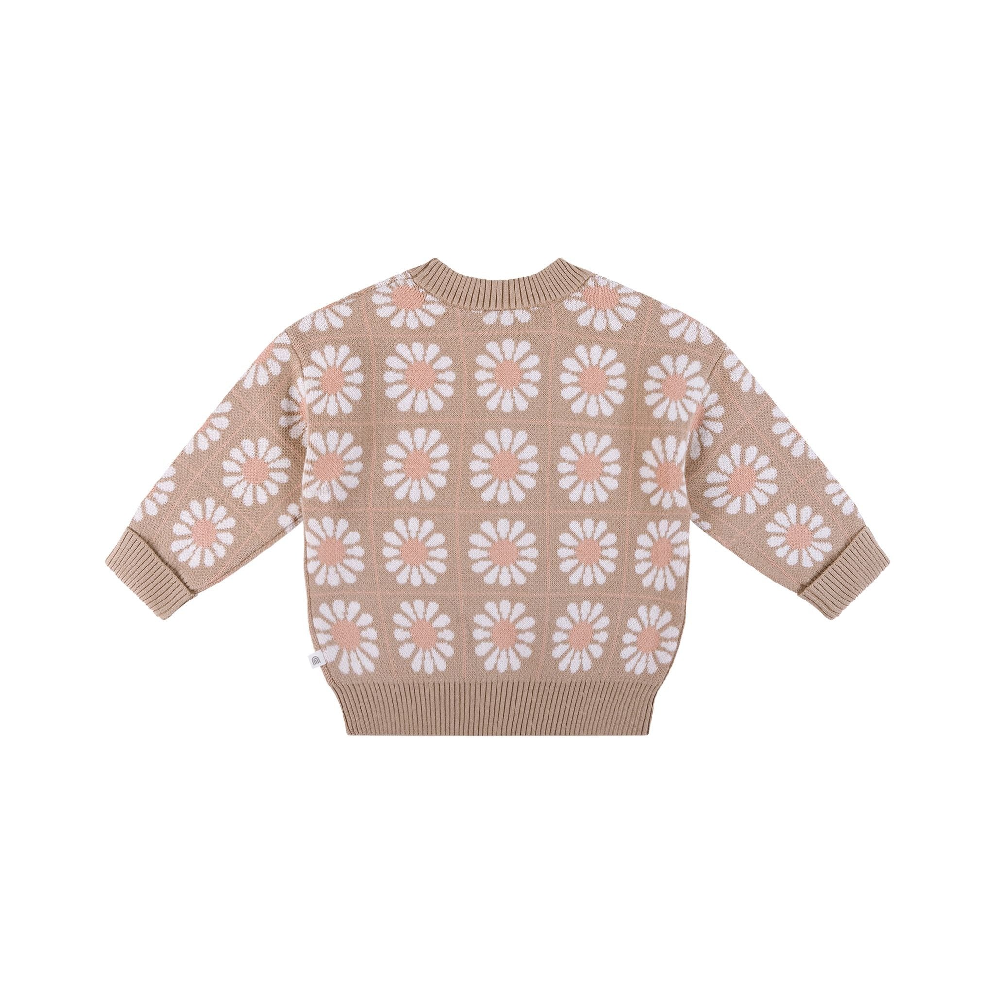 Kynd Knit Jumper - Grid Floral