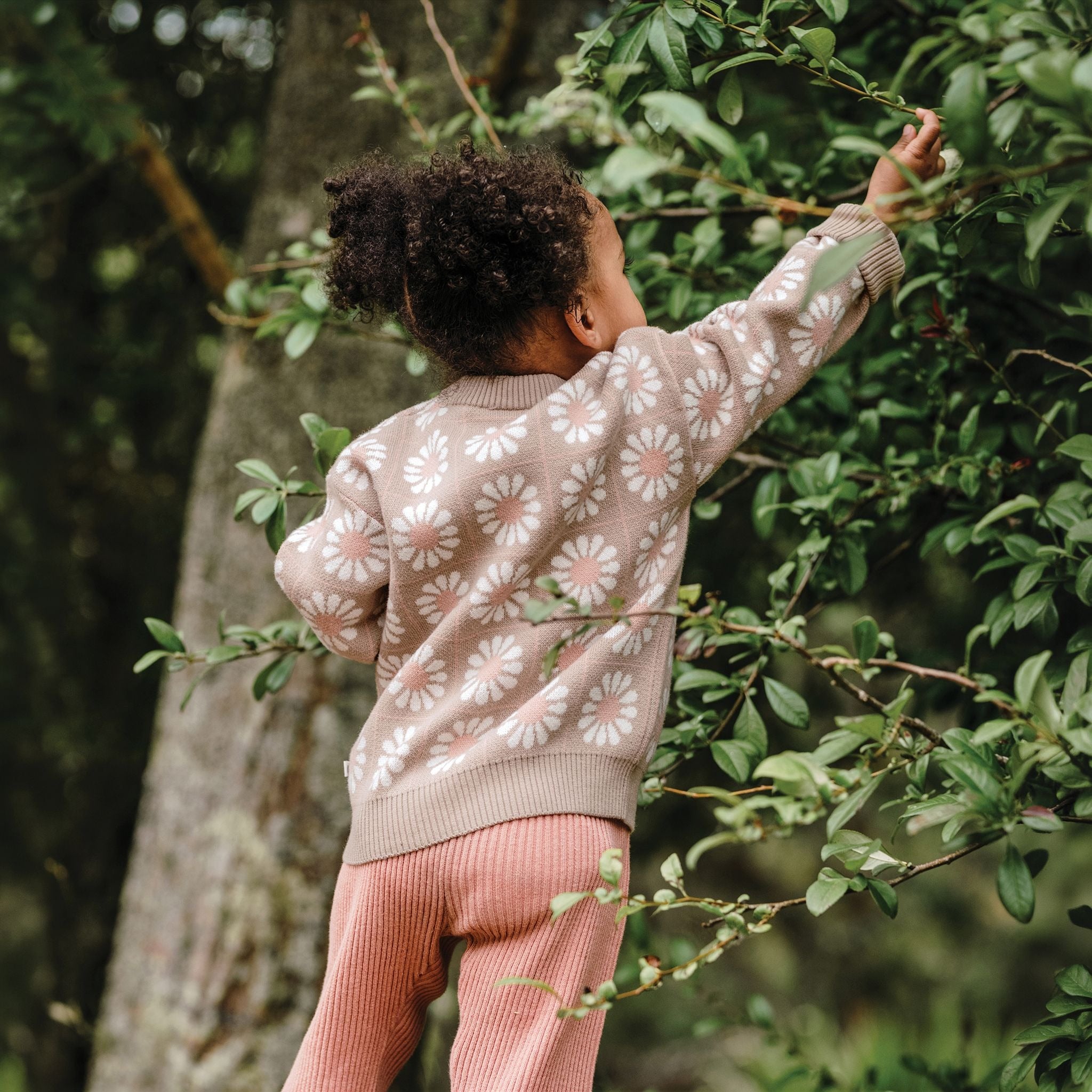 Kynd Knit Jumper - Grid Floral