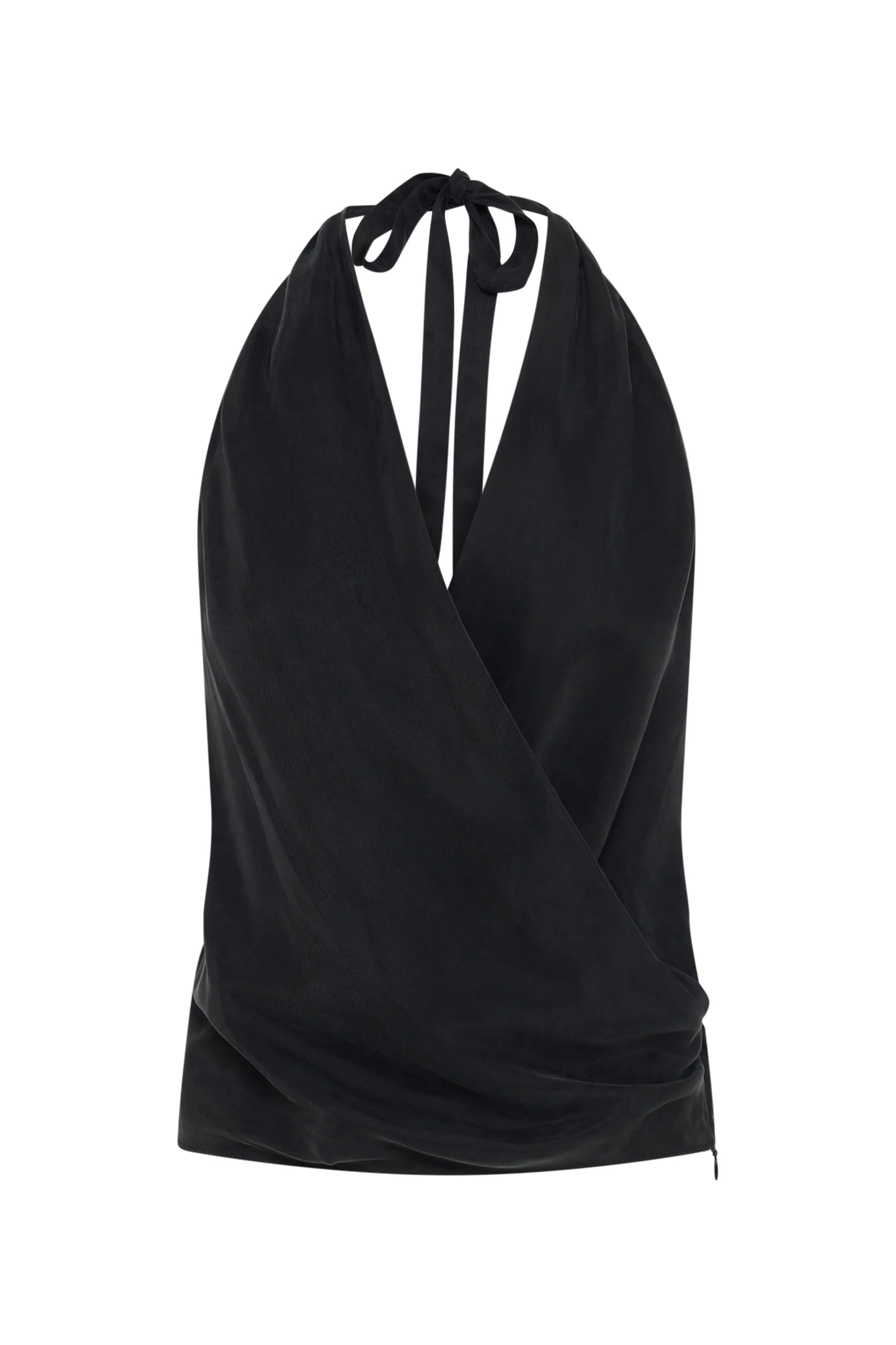 Nude Lucy Leon Cupro Top - Black