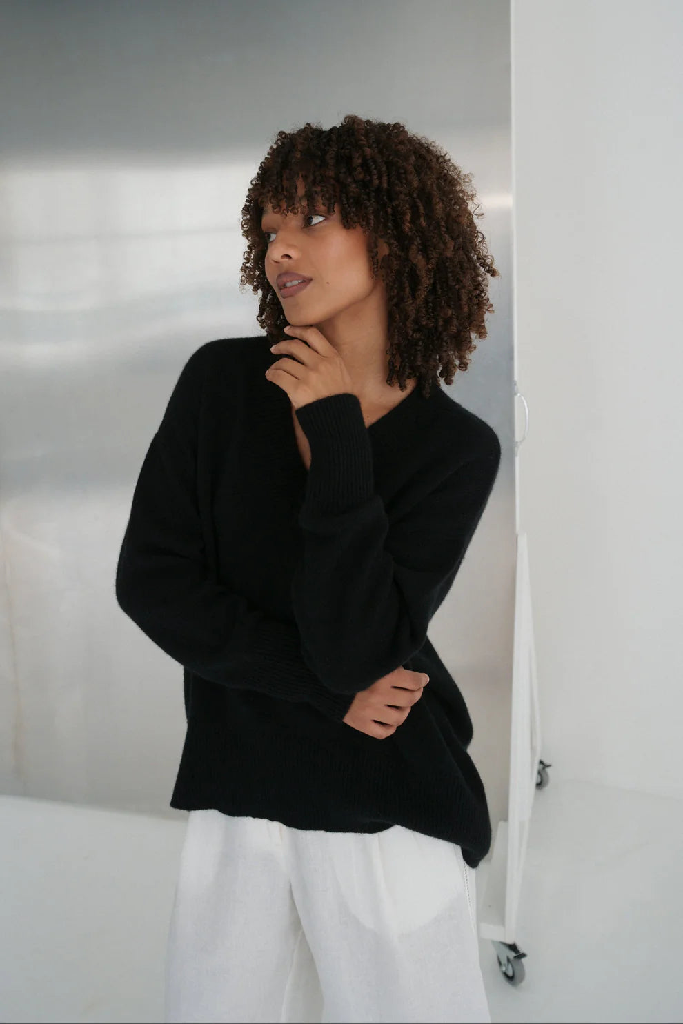 Lilly Pilly June Cashmere Knit - Black