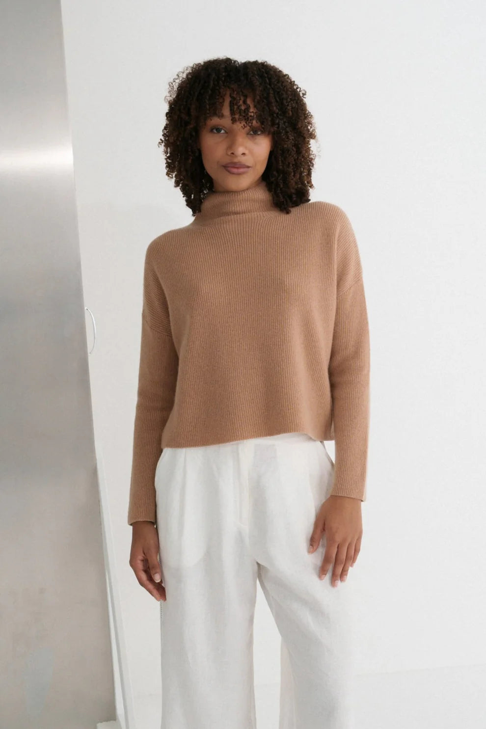 Lilly Pilly Lumi Cashmere Knit - Camel