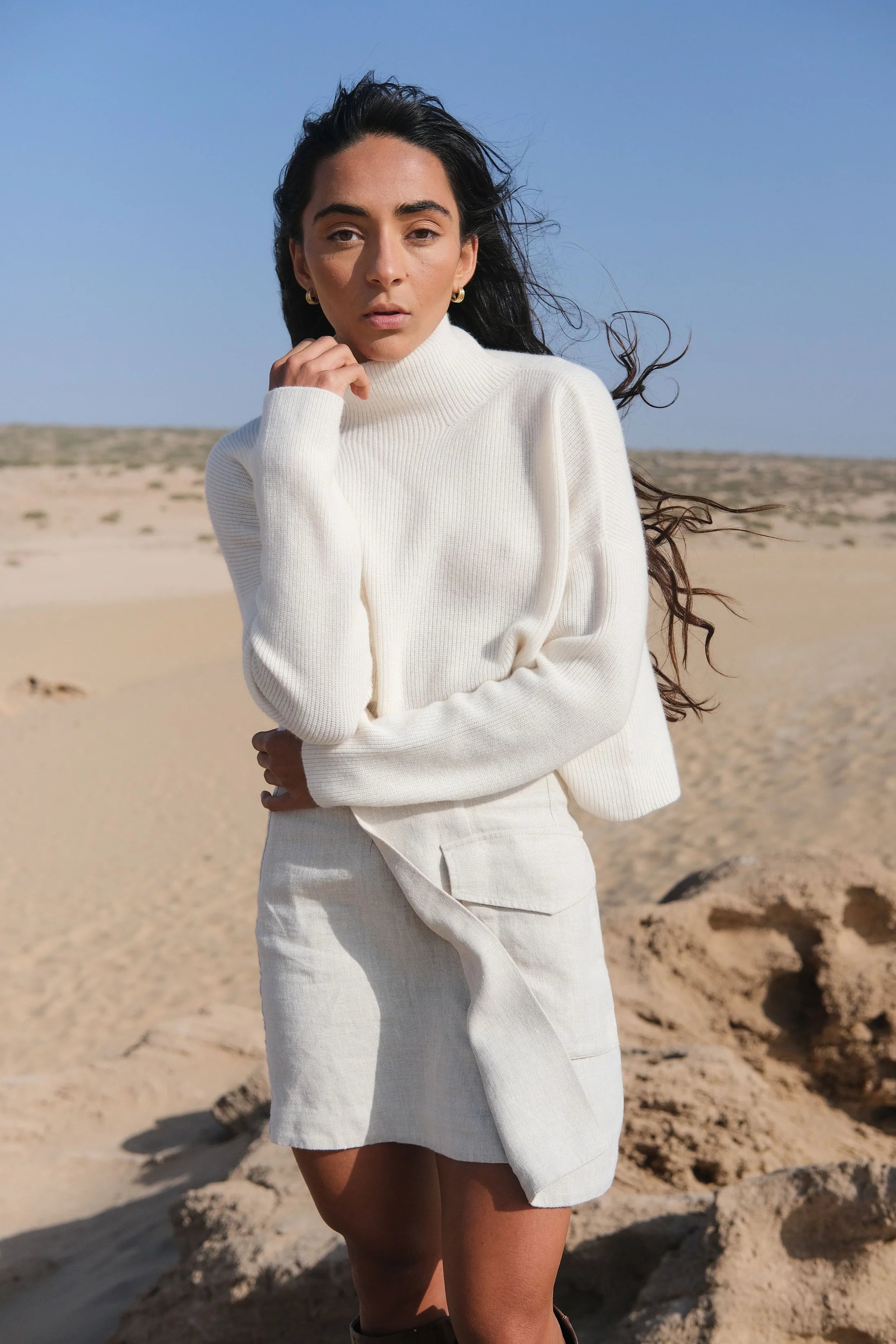 Lilly Pilly Lumi Cashmere Knit - Ivory
