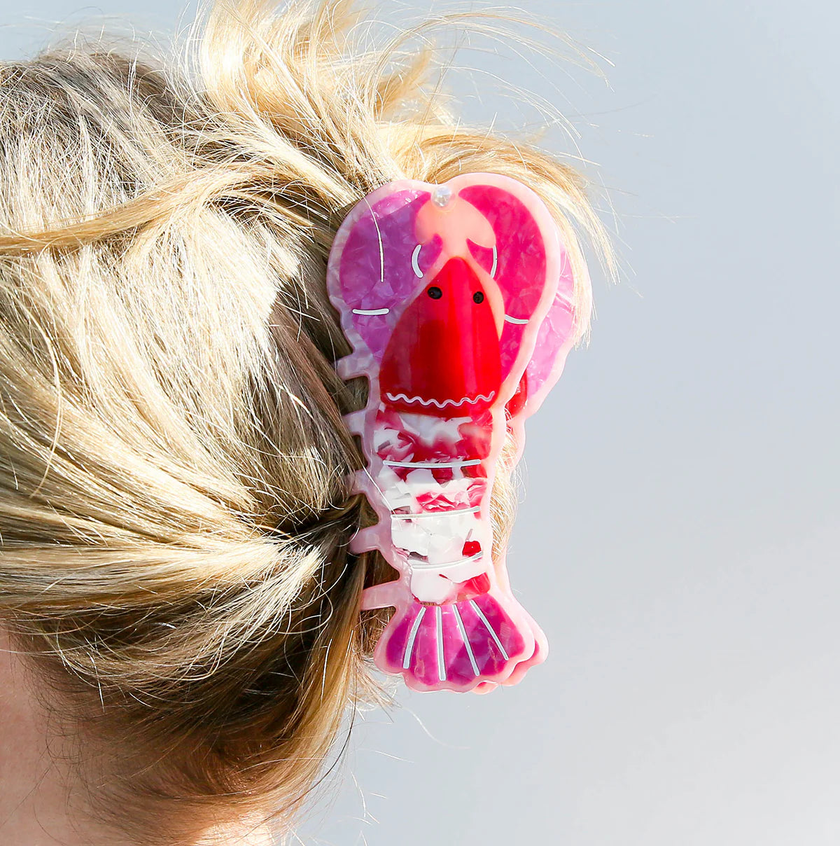 Lobster Hair Clip - Pink