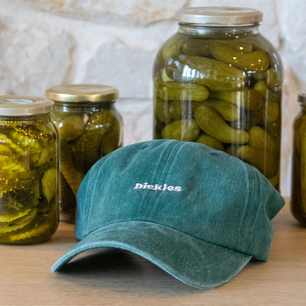 Lovefound Slogan Cap Pickles - Washed Green