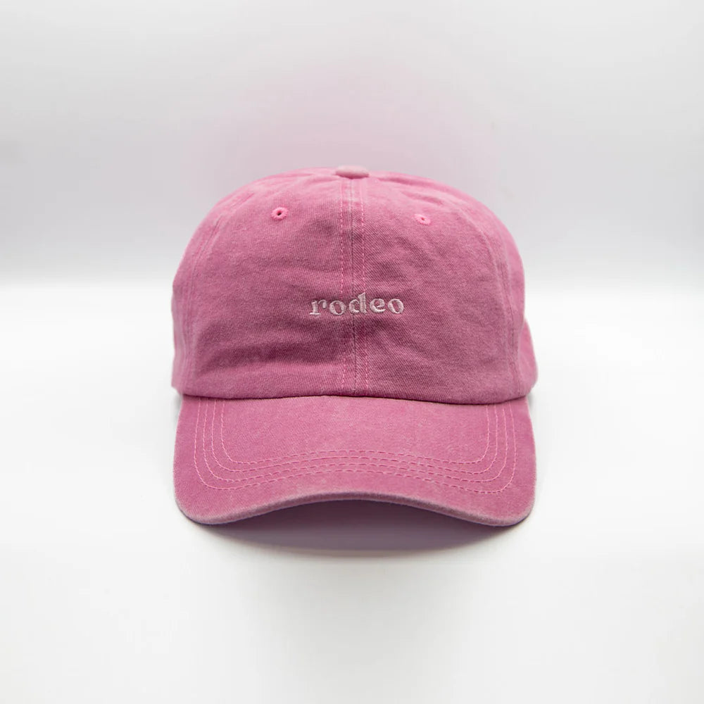 Lovefound Slogan Cap Rodeo - Washed Pink