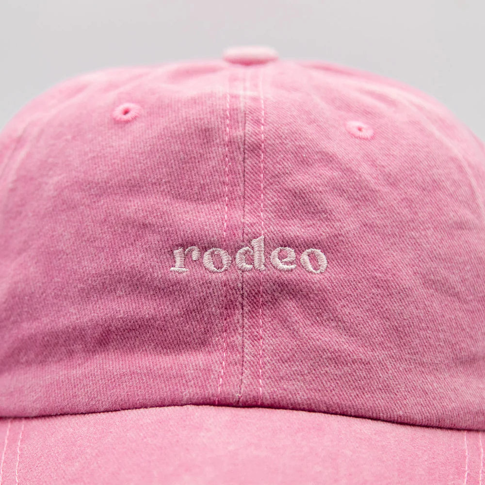 Lovefound Slogan Cap Rodeo - Washed Pink