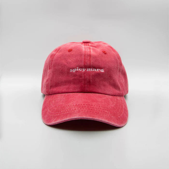 Lovefound Slogan Cap Spicy Marg - Washed Red