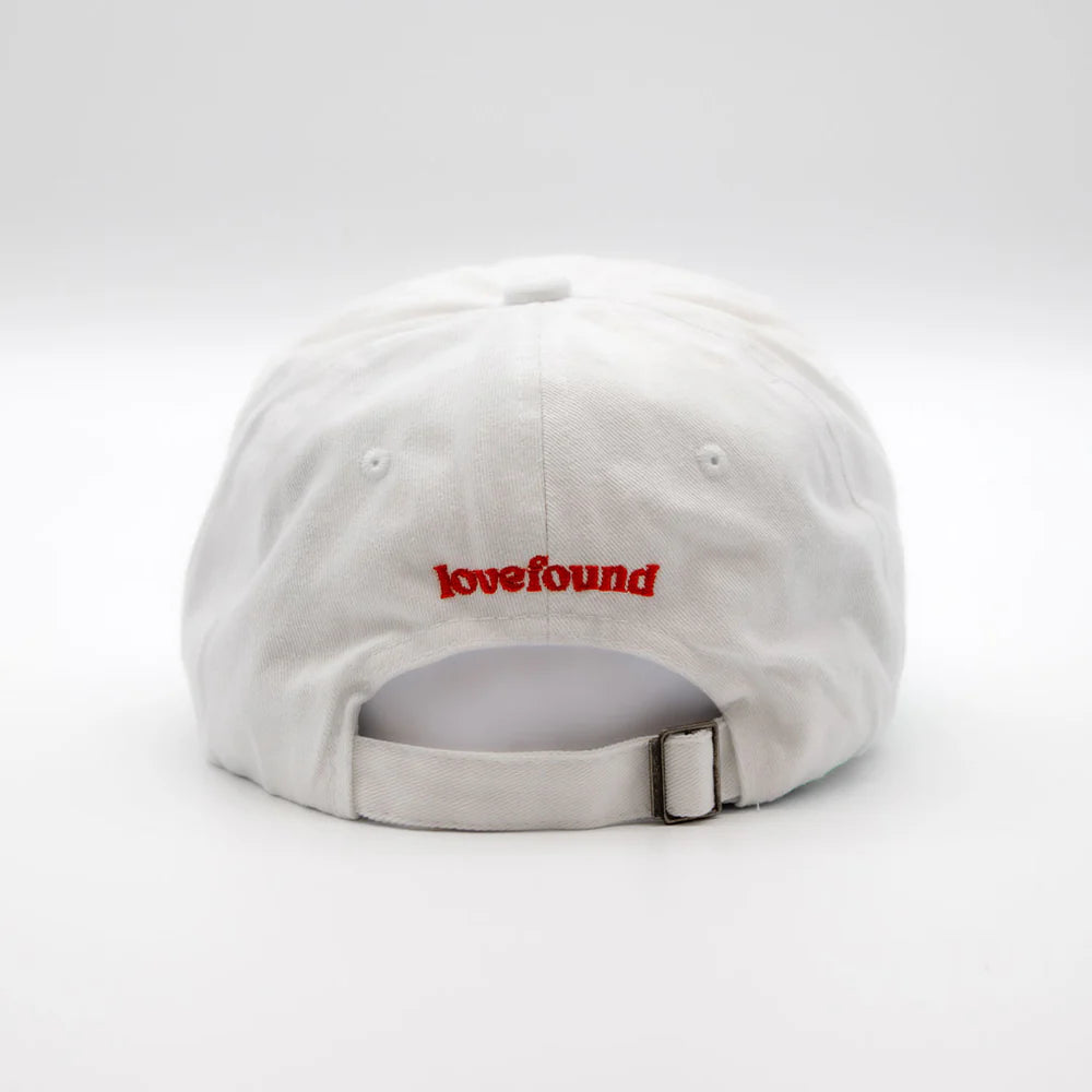 Lovefound Slogan Cap Spicy Marg - White
