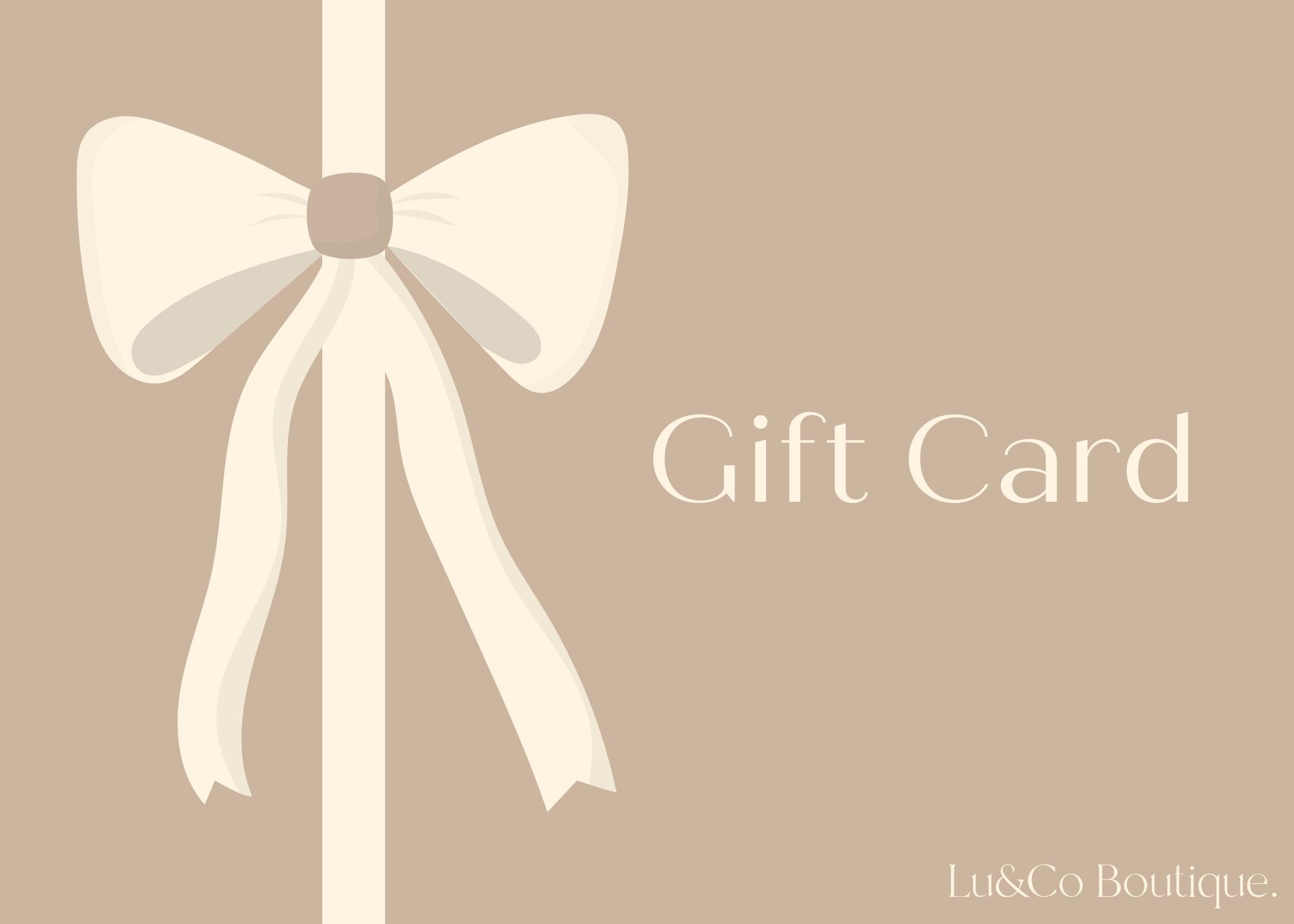 Lu&Co. Gift Card