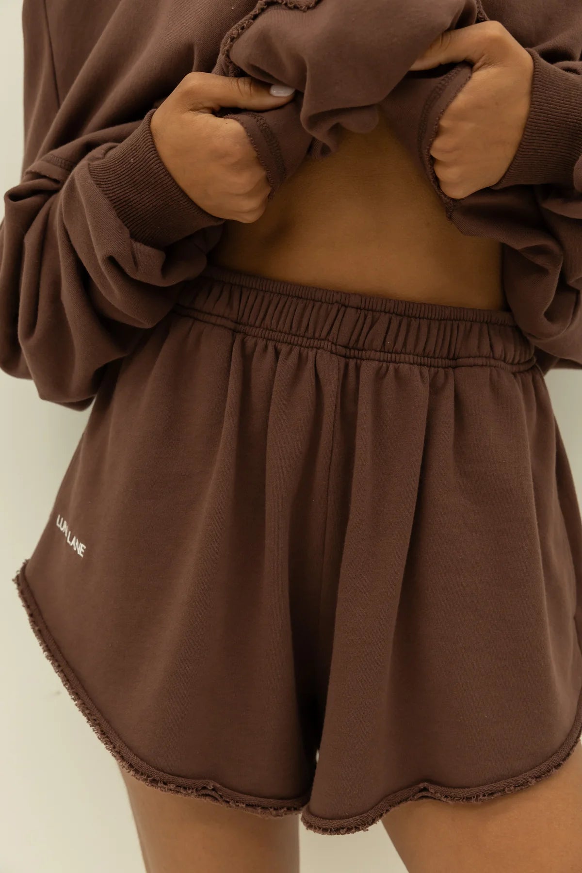 Luna Lane The Macy Shorts - Chocolate