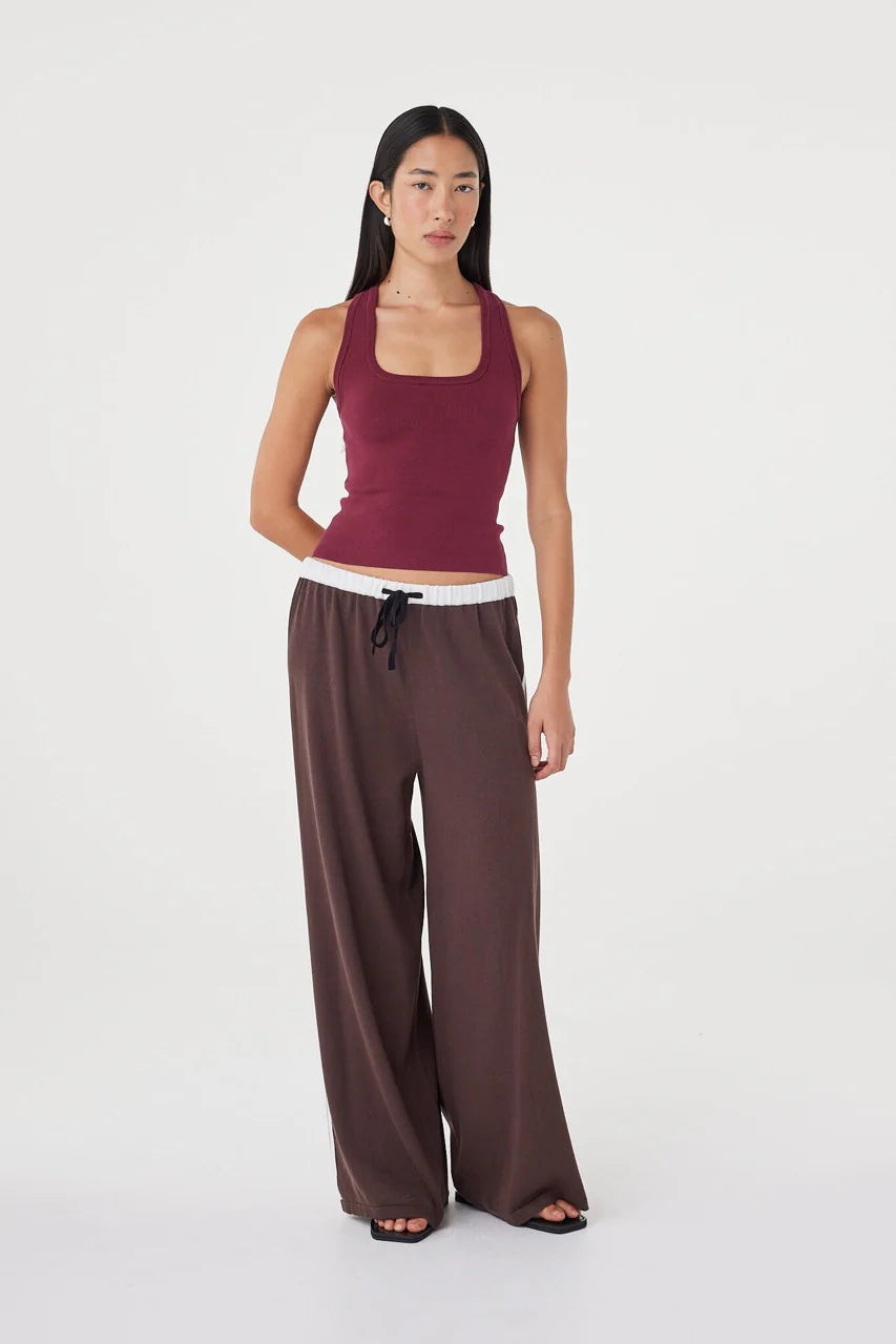 Arcaa Tully Pant - Espresso & Cream