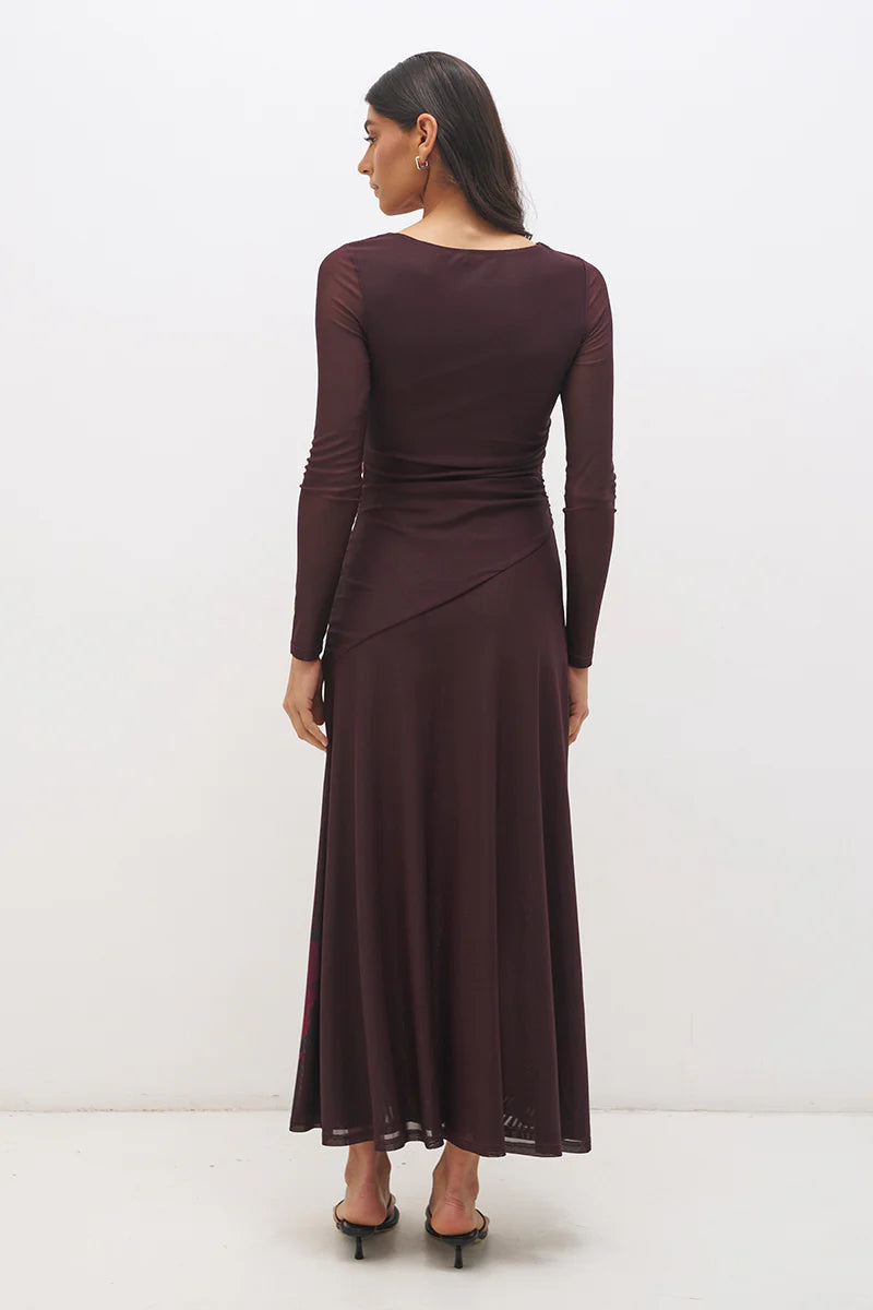 Mon Renn Lima Maxi Dress - Cherry Floral