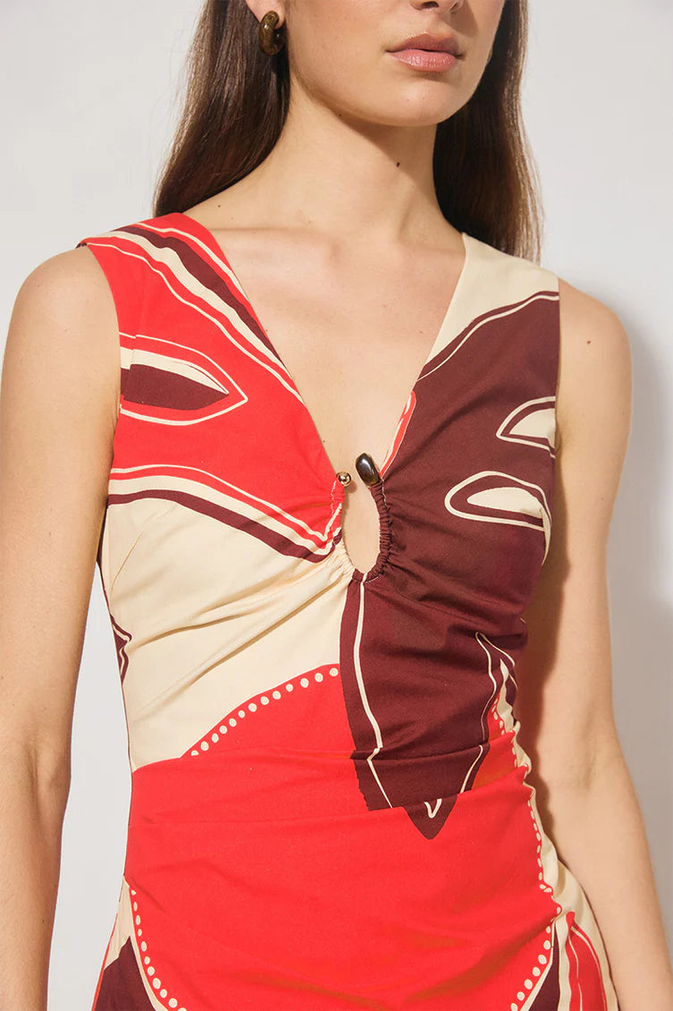 Mon Renn Sundrop Palms Mini Dress