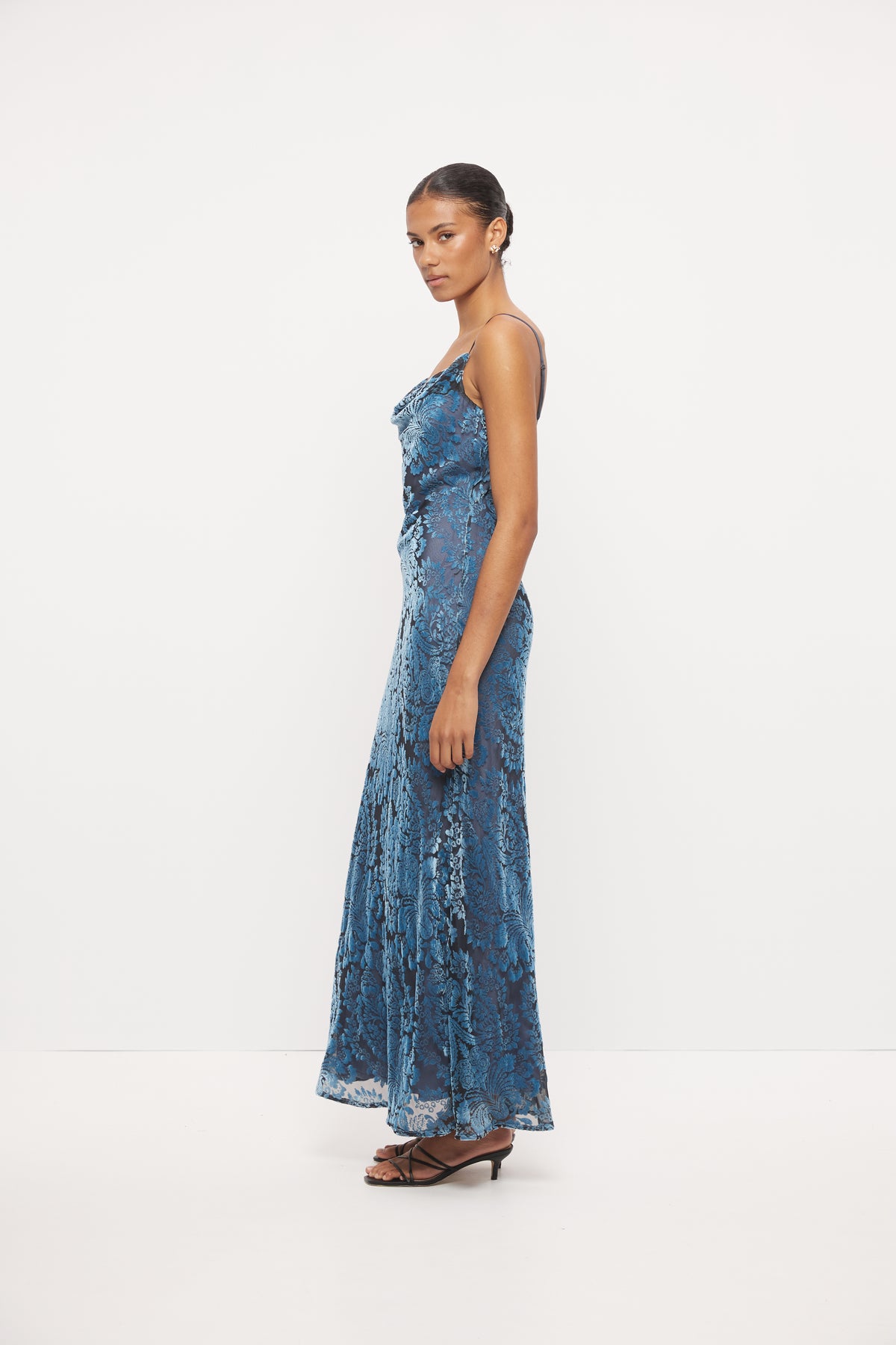 Mon Renn Viola Slip Dress - Moonlight Blue