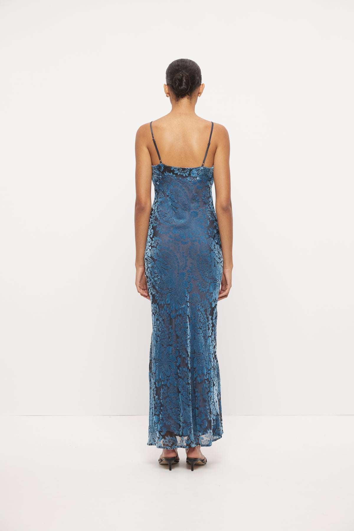 Mon Renn Viola Slip Dress - Moonlight Blue