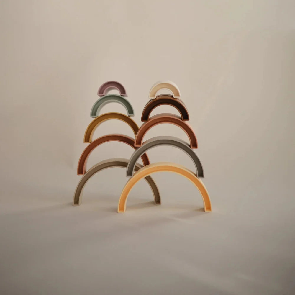 Mushie Rainbow Stacker - Tropical