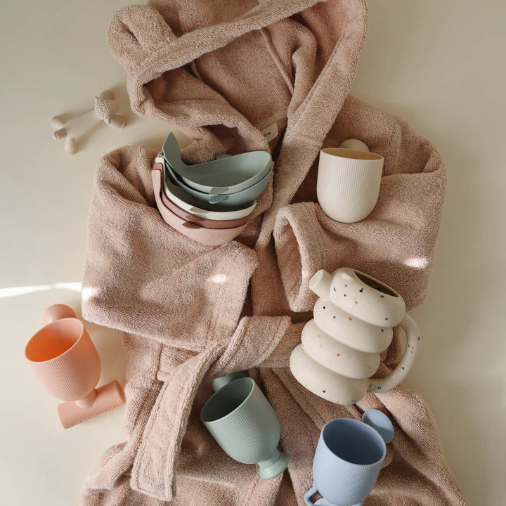 Mushie Whale Bath Stackers - Original