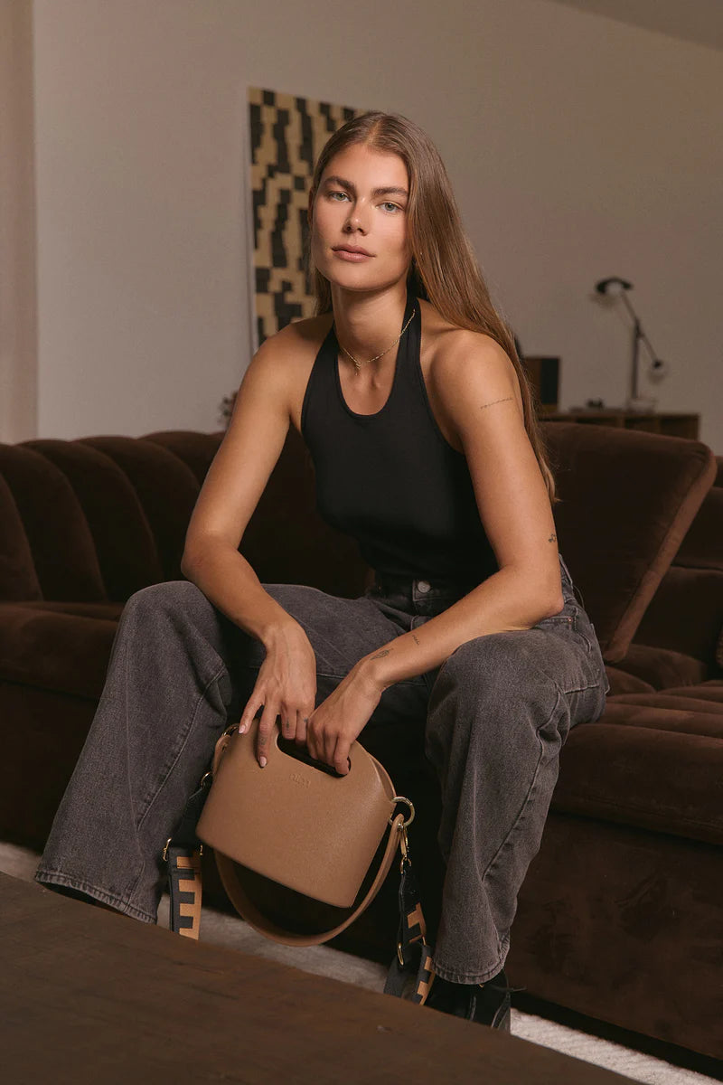 NIM Shoulder Strap - Brown/Black Block