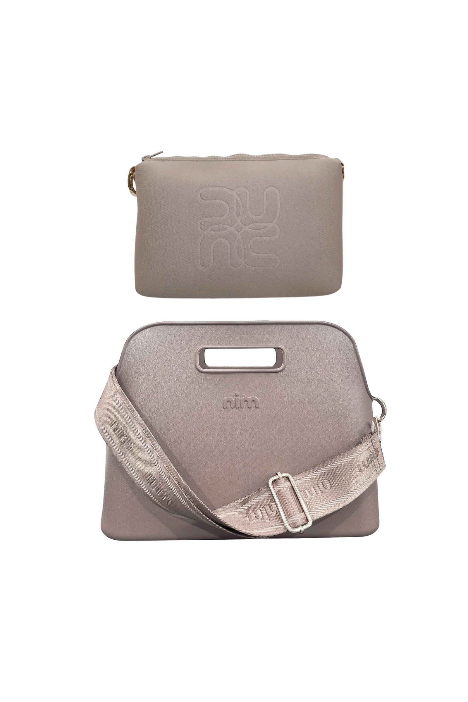 Nim BB Tote Set - Taupe