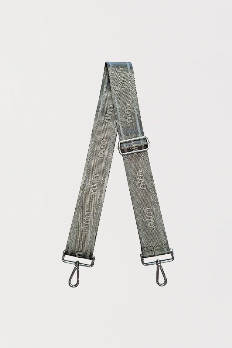 Nim Shoulder Strap - Moss/ Silver Mono