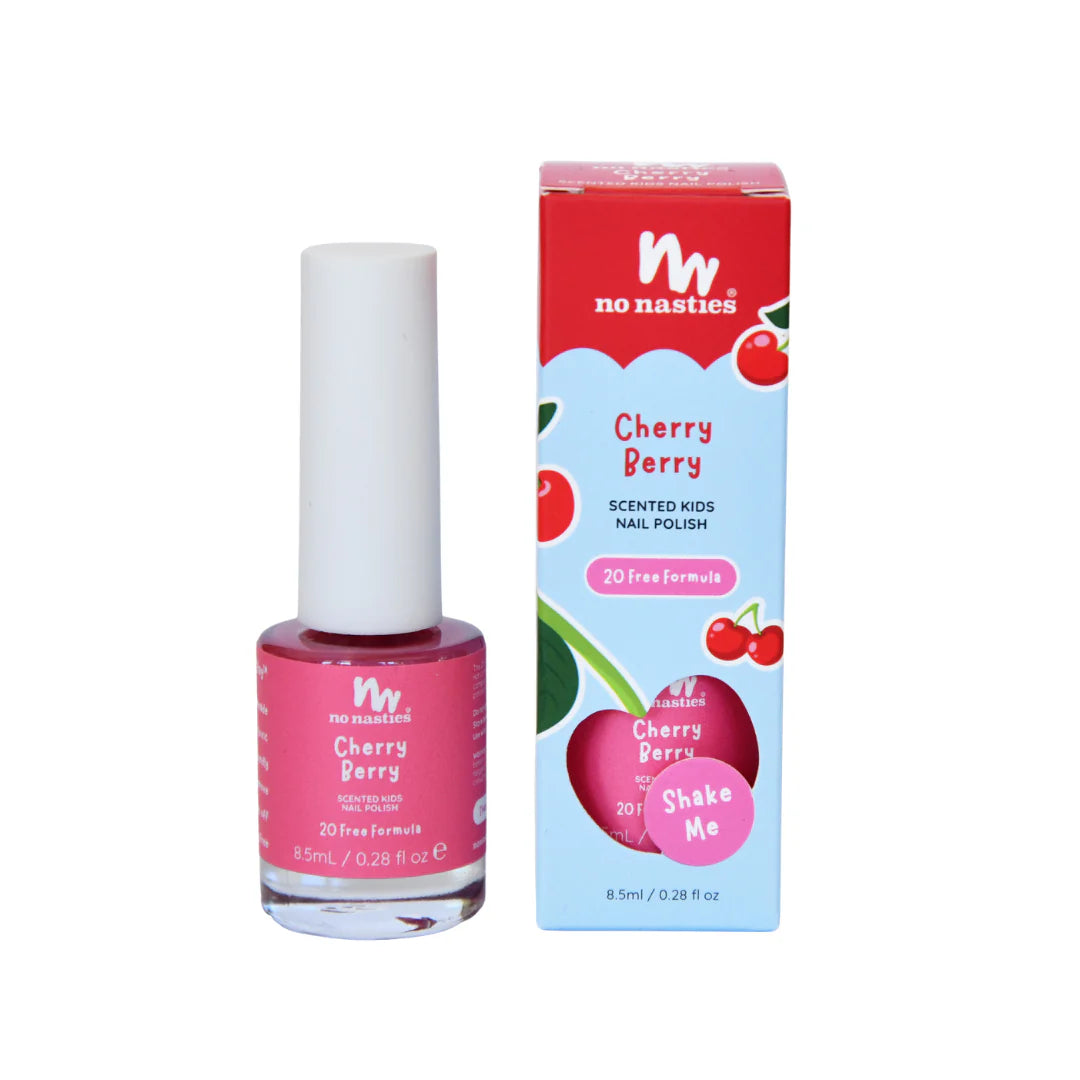 No Nasties Kids Scented Polish - Cherry Berry