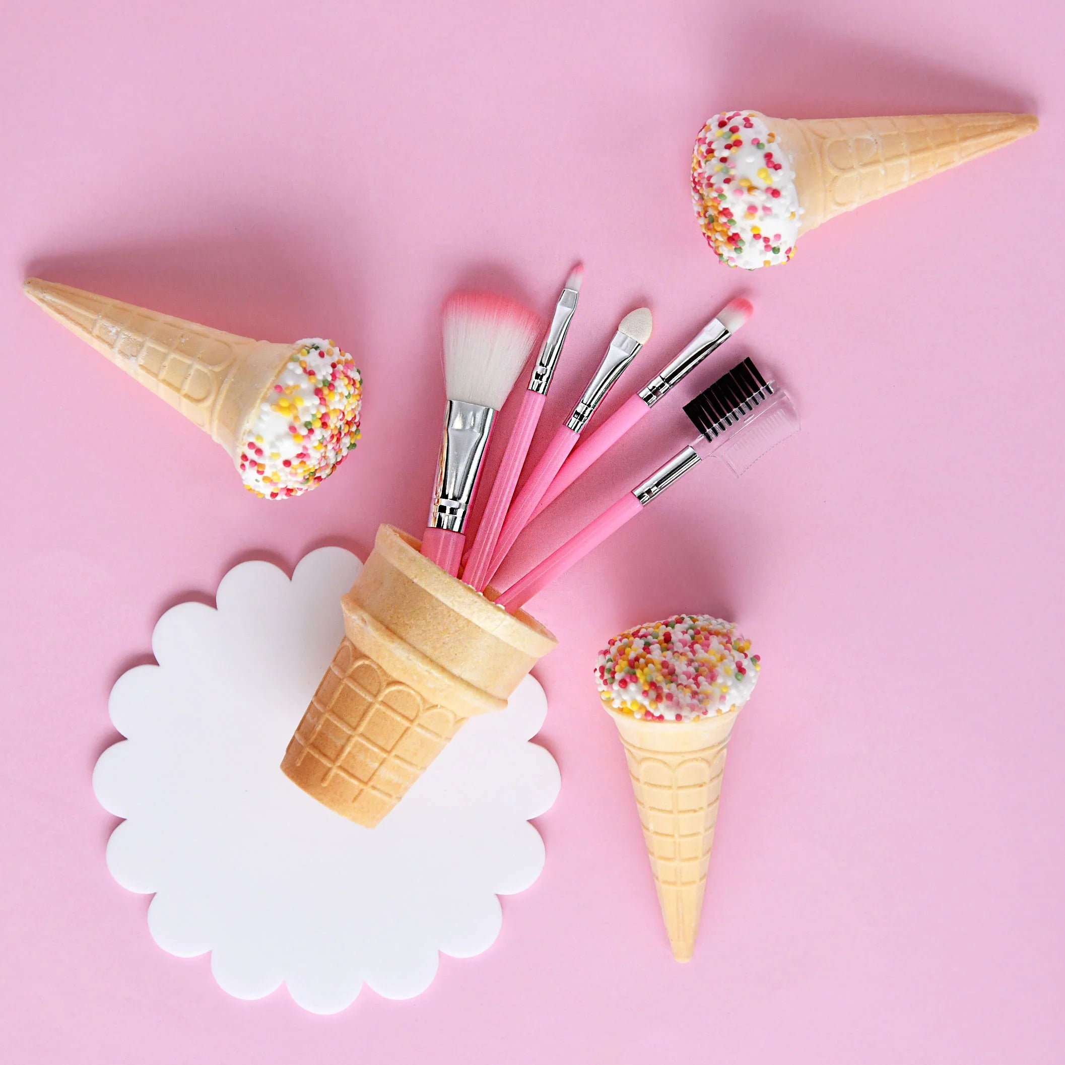 No Nasties No Nasties Kids Mini Makeup Brush Set